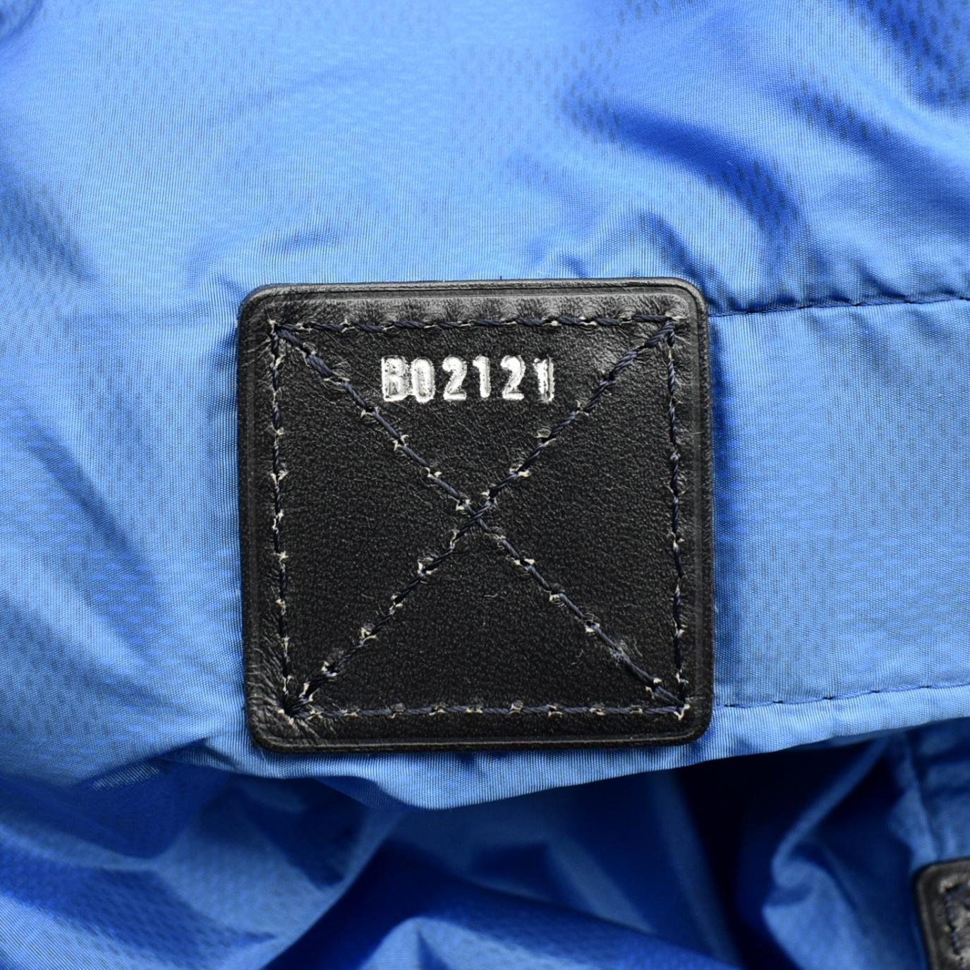 LOUIS VUITTON  Keepall 50 Adventure Practical Nylon Damier Masai Duffle Travel Bag Blue - Final Sale - Image 14