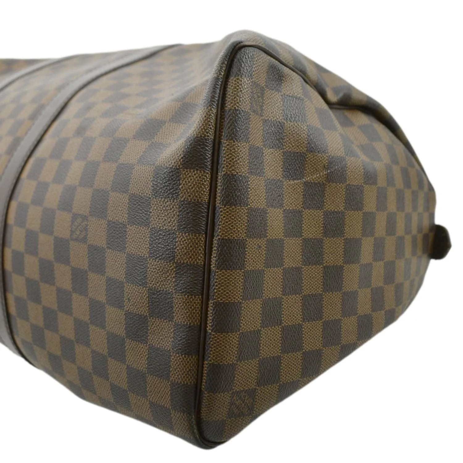 LOUIS VUITTON Keepall 50 Damier Ebene Travel Bag Brown - Image 8