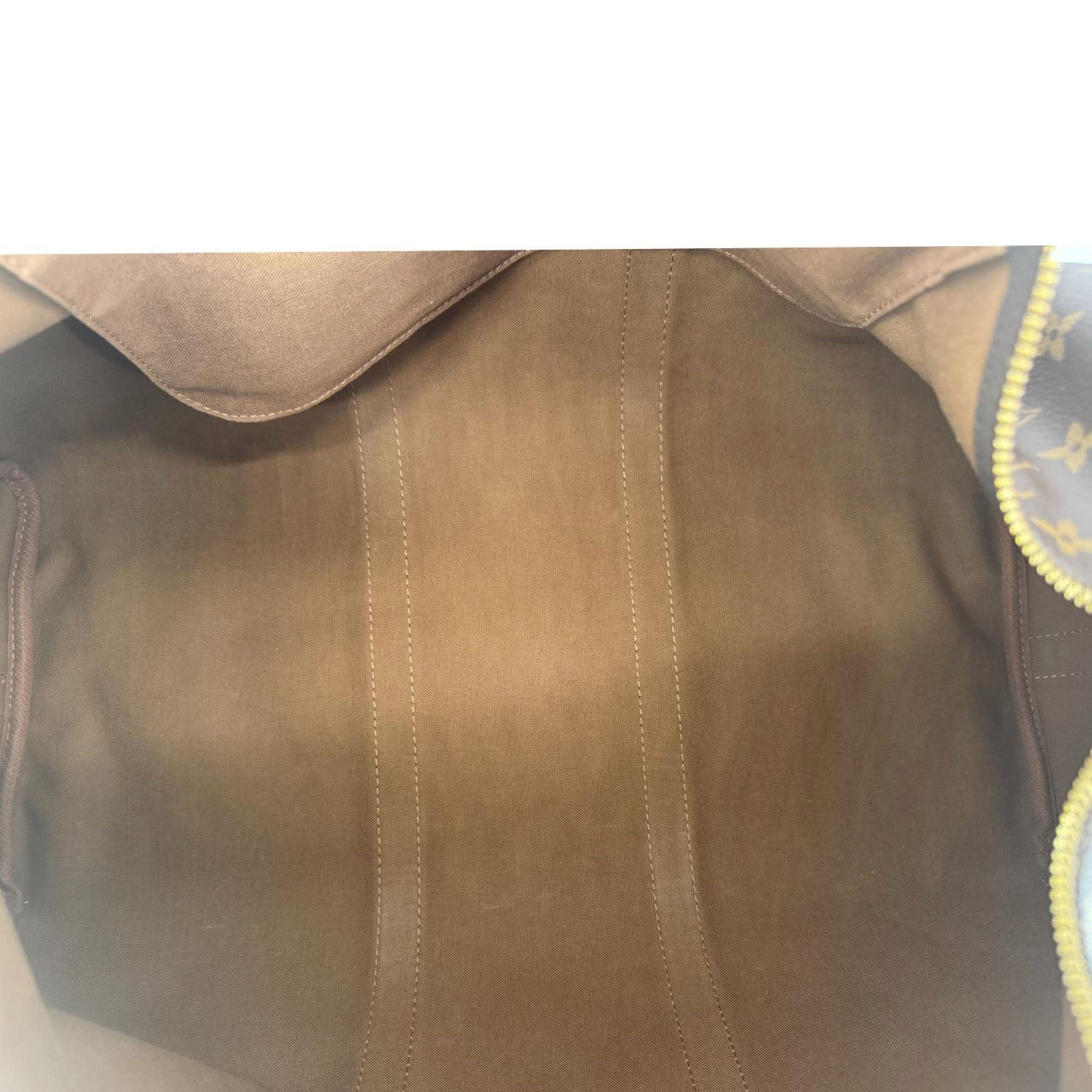 LOUIS VUITTON Keepall 50 Bandoulière Monogram Canvas Travel Bag Coquelicot - Image 15