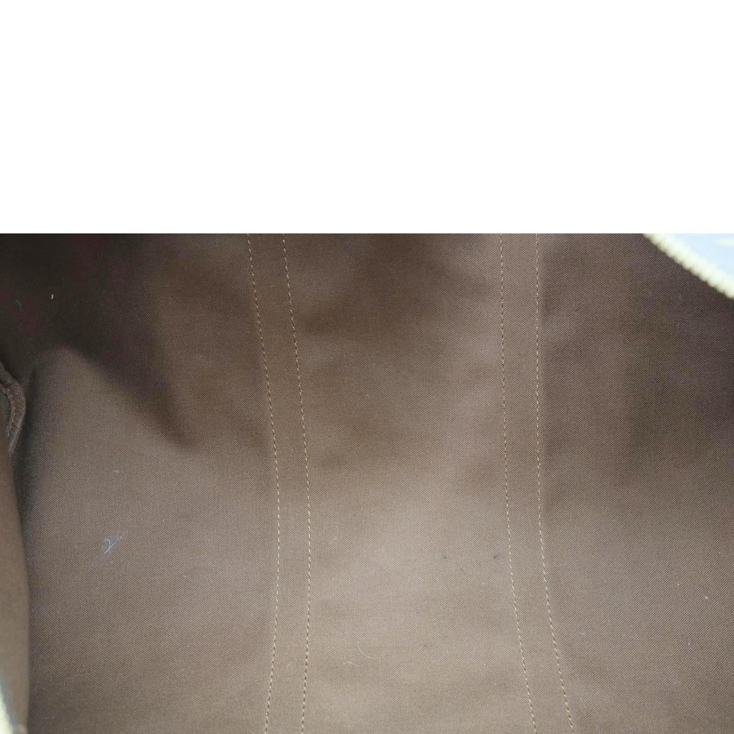 LOUIS VUITTON Keepall 50 Monogram Canvas Travel Bag Brown - Image 11
