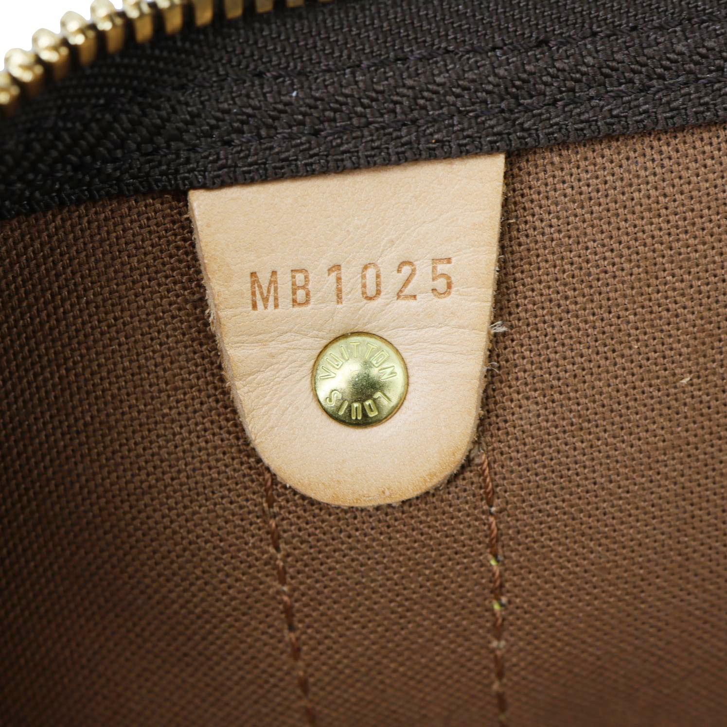 LOUIS VUITTON Keepall 50 Monogram Canvas Travel Bag Brown - Image 15