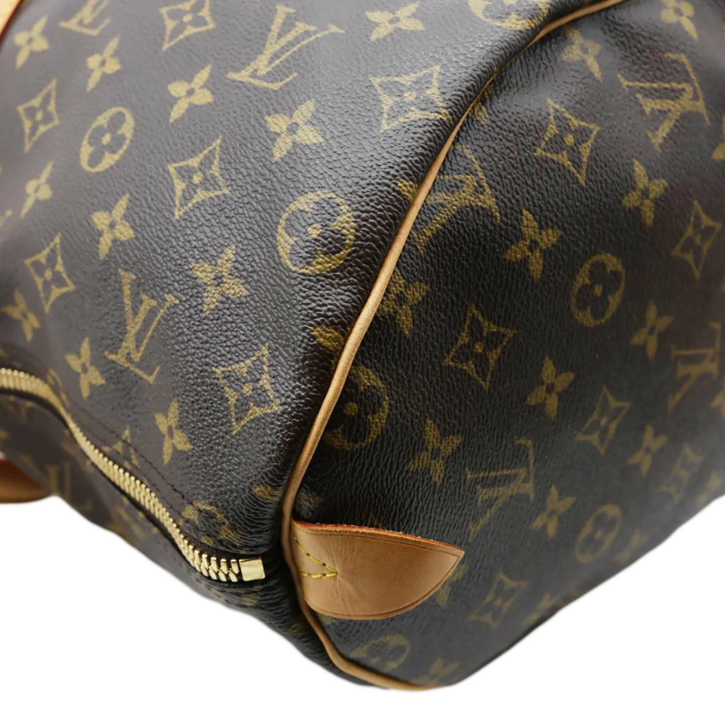 LOUIS VUITTON Keepall 50 Monogram Canvas Travel Bag Brown - Image 6