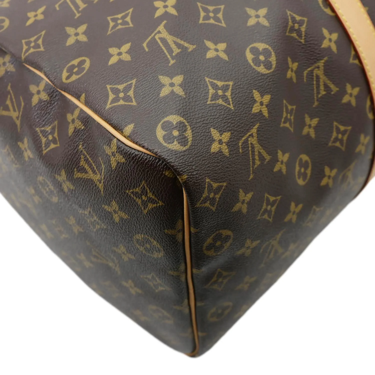 LOUIS VUITTON Keepall 50 Monogram Canvas Travel Bag Brown - Image 7