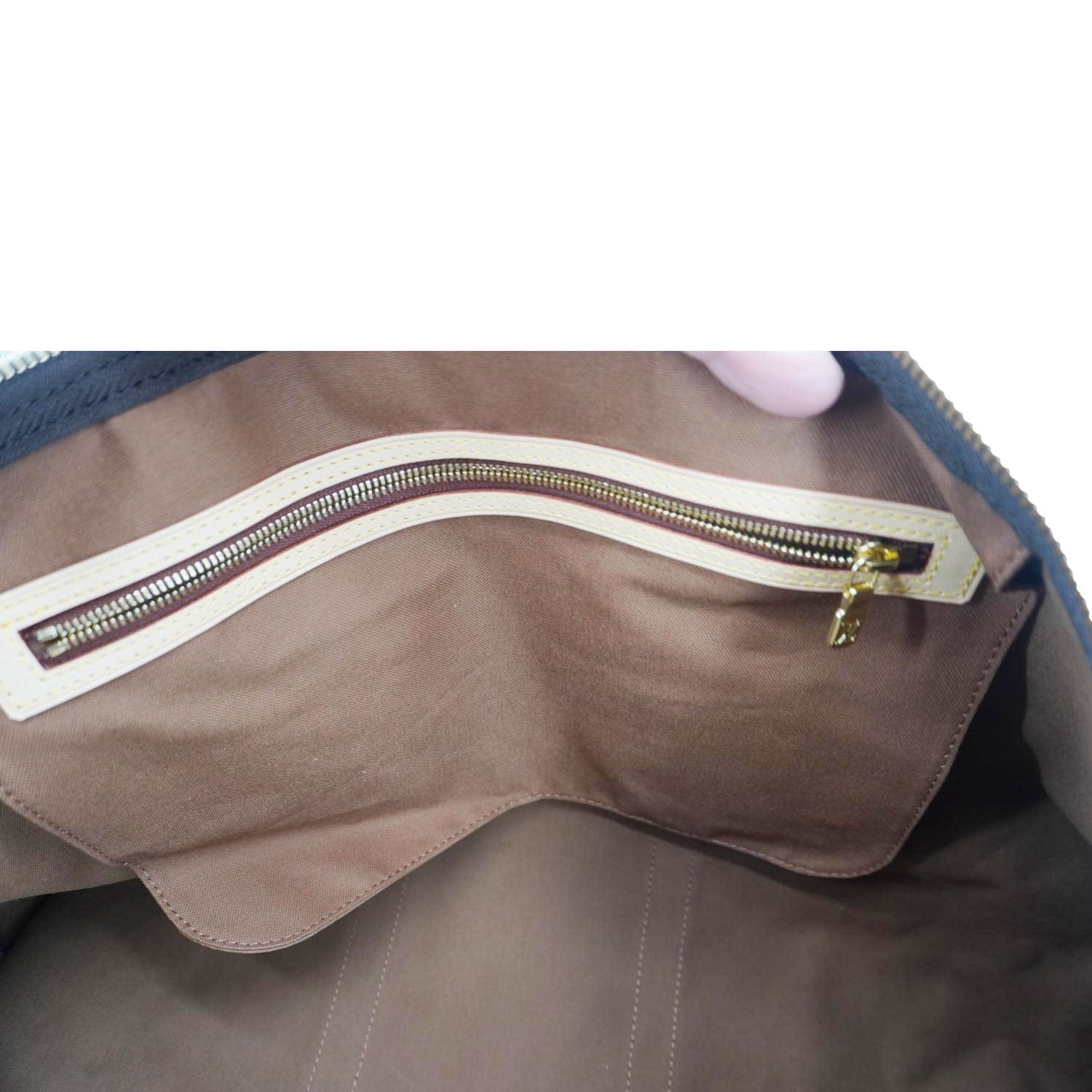 LOUIS VUITTON Keepall 55 Bandouliere Monogram Canvas Travel Bag Brown - Image 12