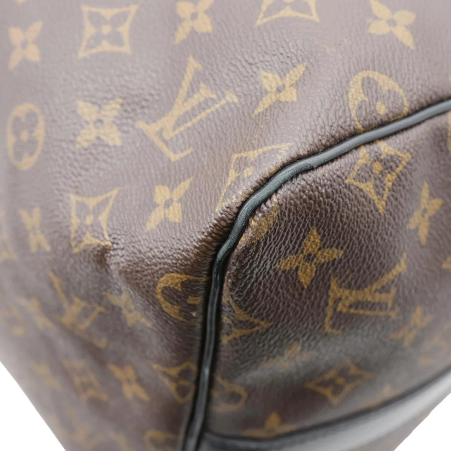 LOUIS VUITTON Keepall 55 Bandouliere Monogram Canvas Travel Bag Black - Image 10
