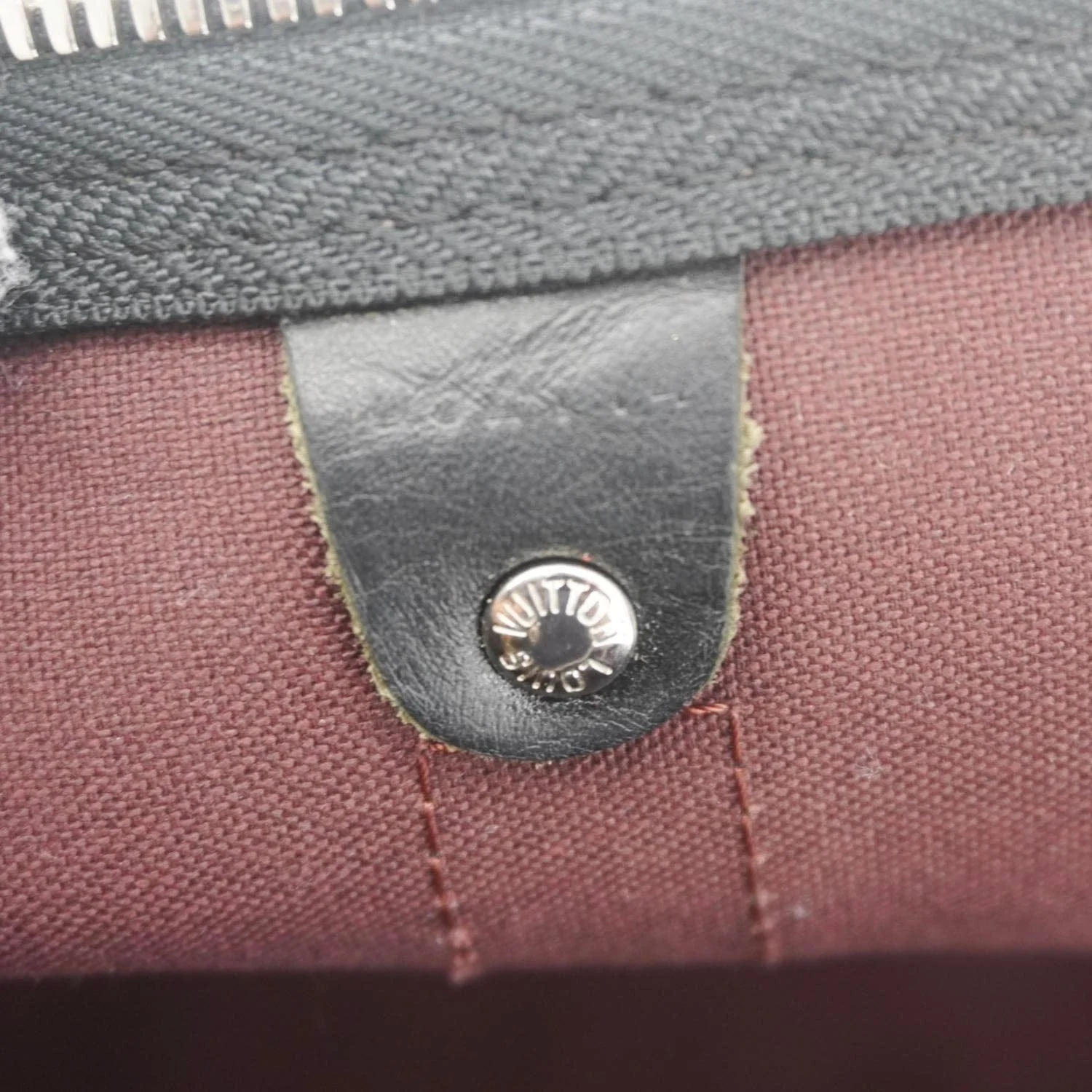 LOUIS VUITTON Keepall 55 Bandouliere Monogram Canvas Travel Bag Black - Image 16