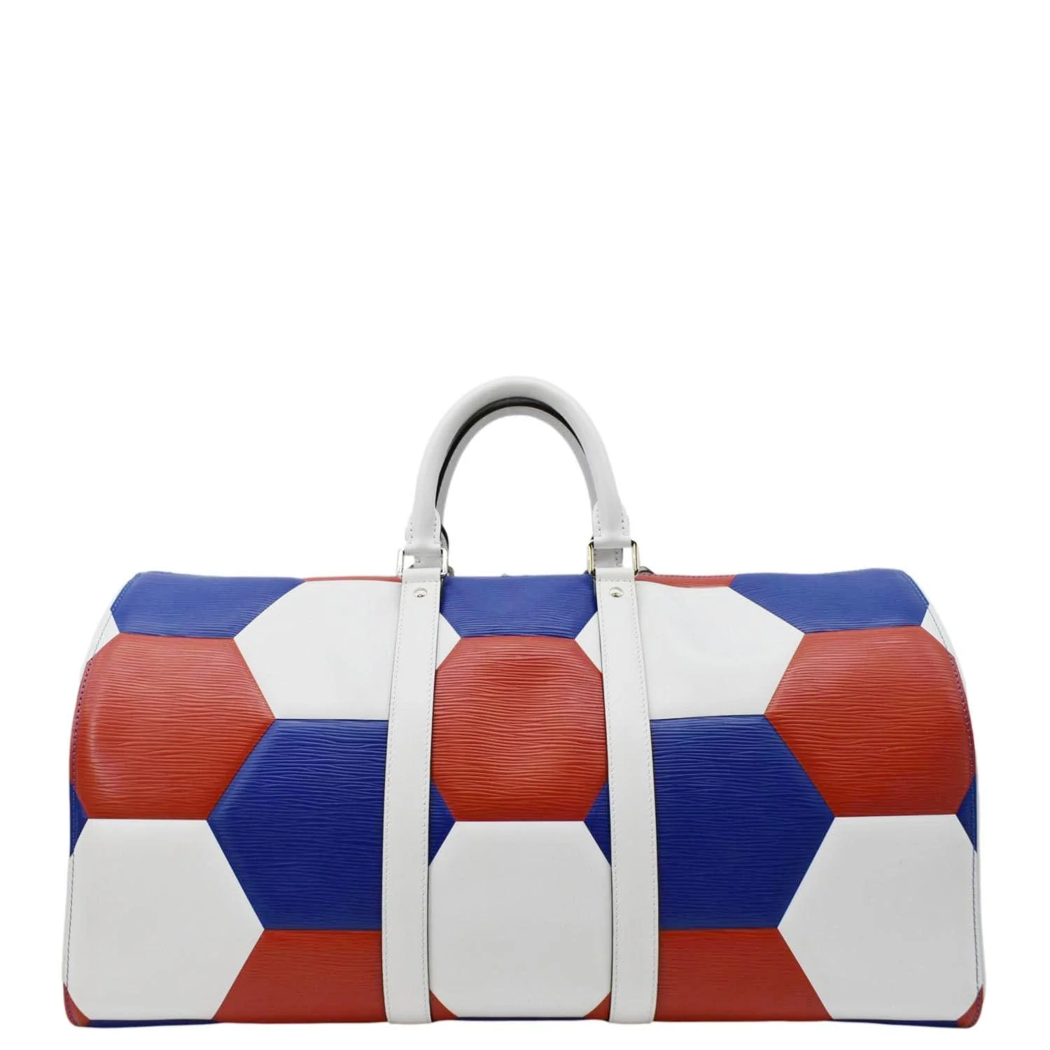 LOUIS VUITTON Keepall 50 FIFA Cup Bandouliere Leather Travel Bag Multicolor - Image 4