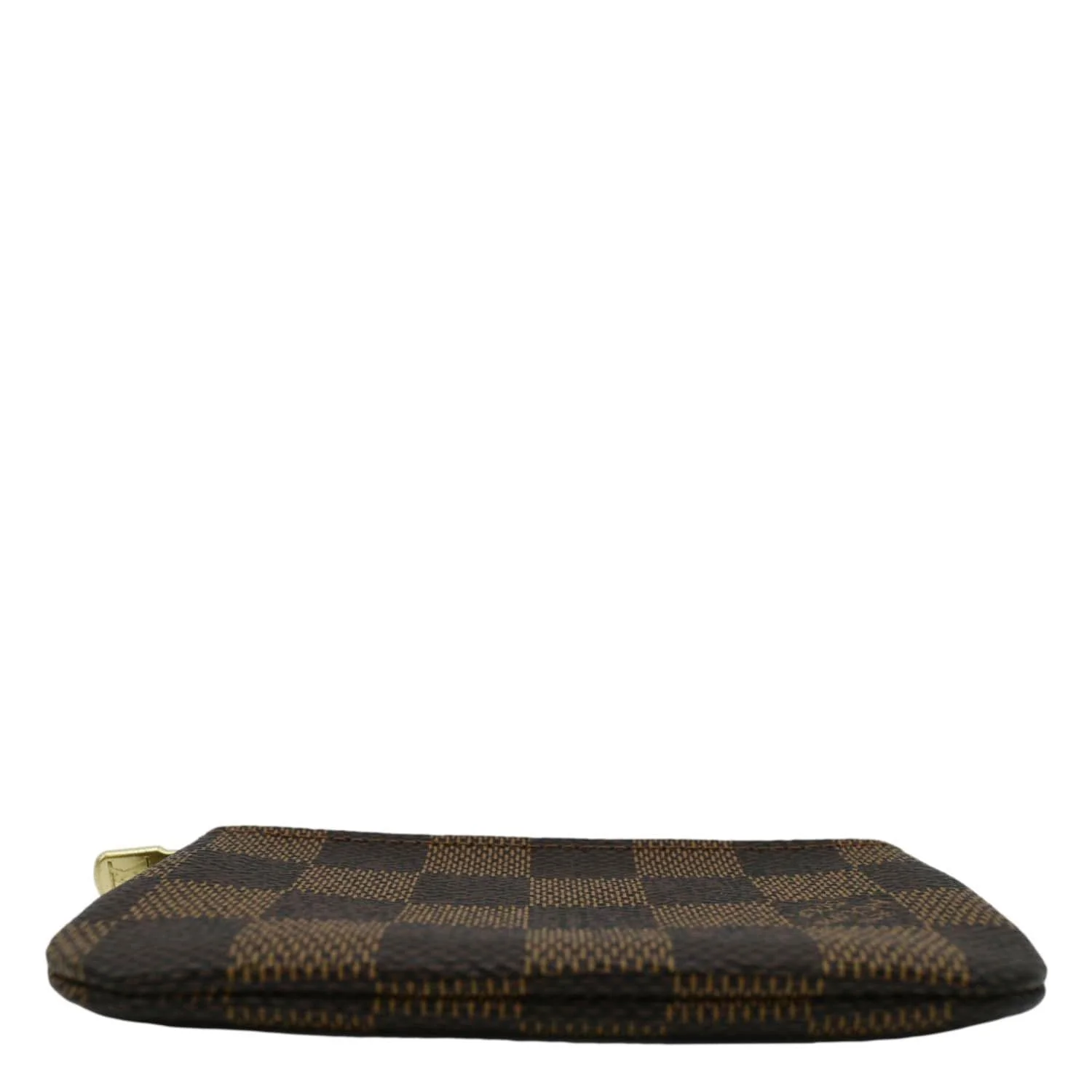 LOUIS VUITTON Pochette Key Cles Damier Ebene Coin Case Brown - Image 10