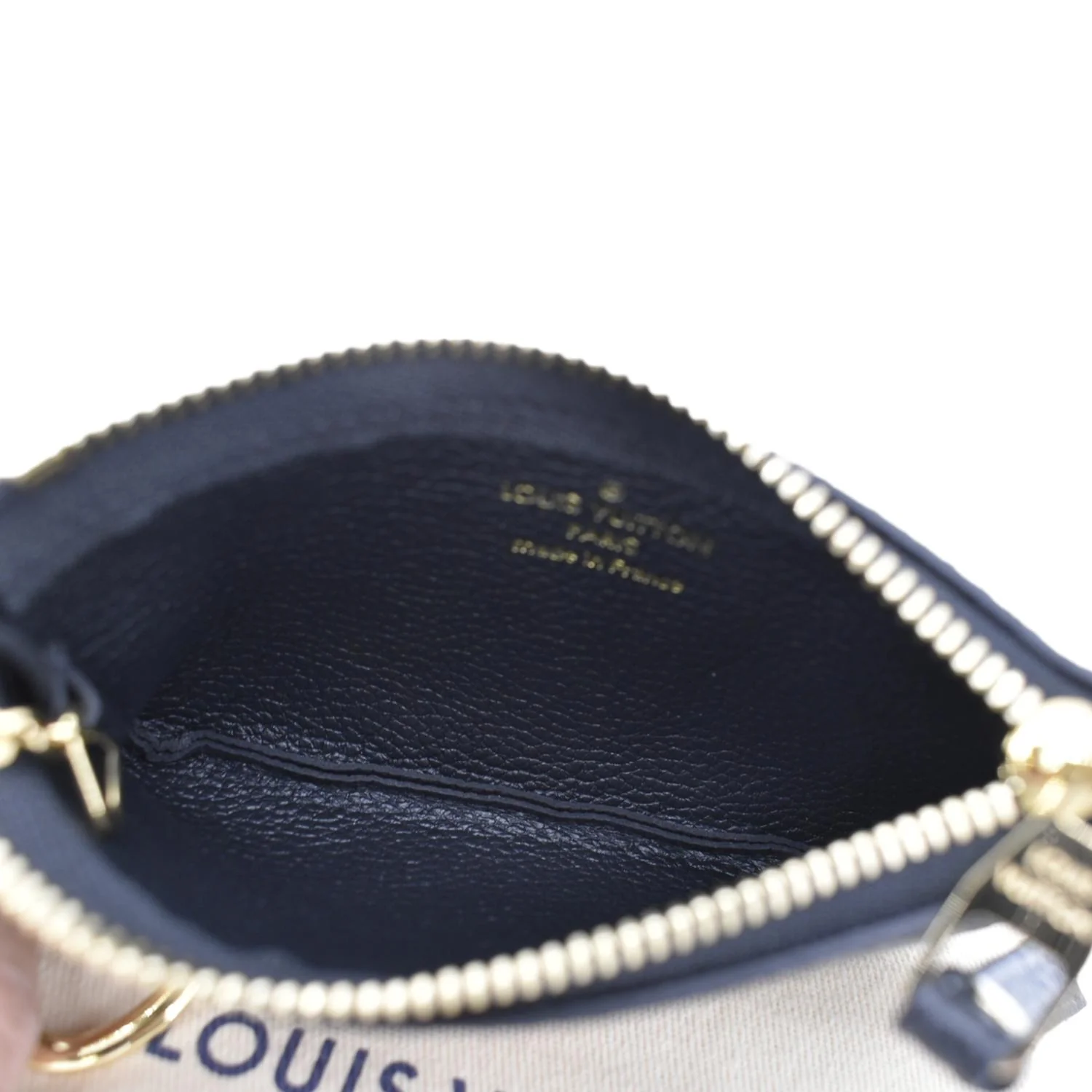 LOUIS VUITTON Pochette Key Cles Giant Monogram Empriente Leather Bicolor - Image 11