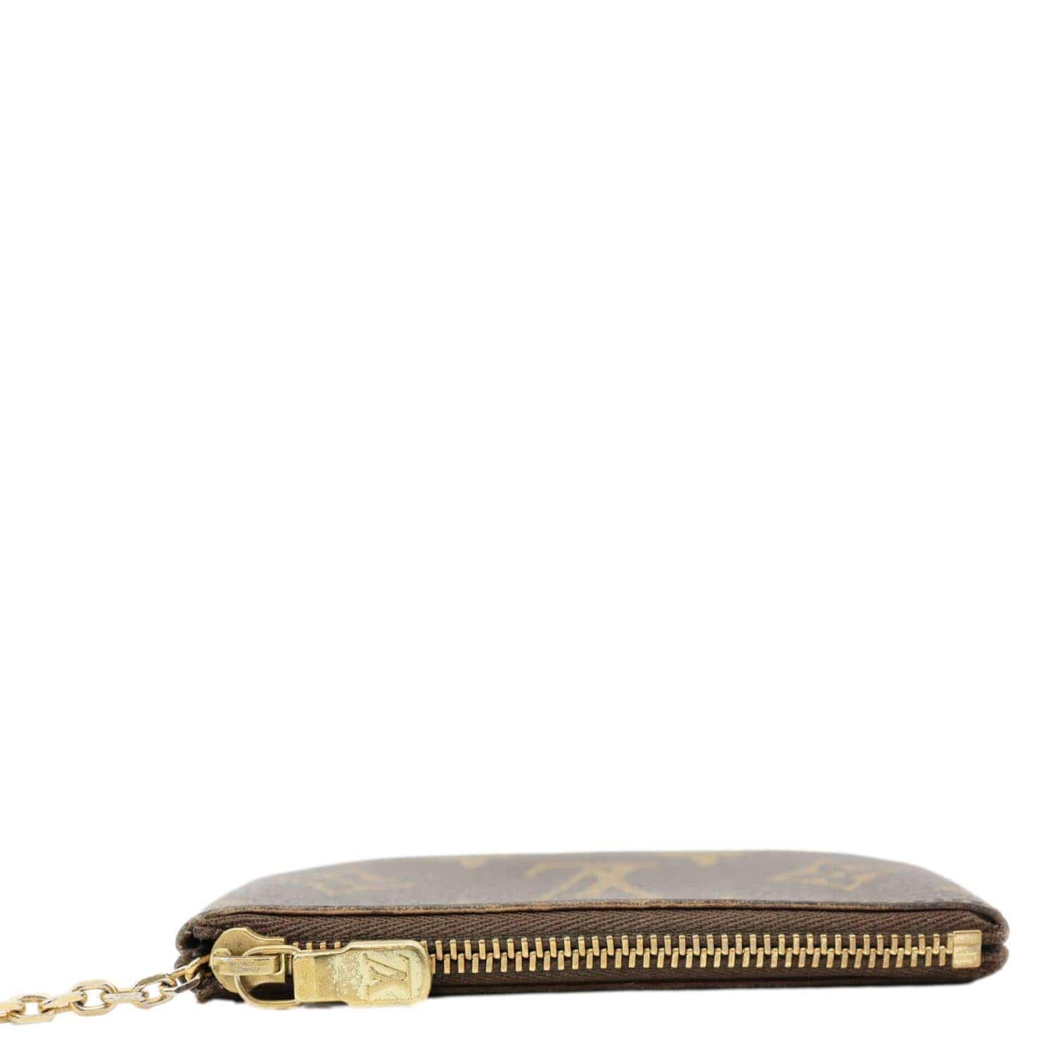 LOUIS VUITTON Key Cles Monogram Canvas Pouch Brown - Image 4