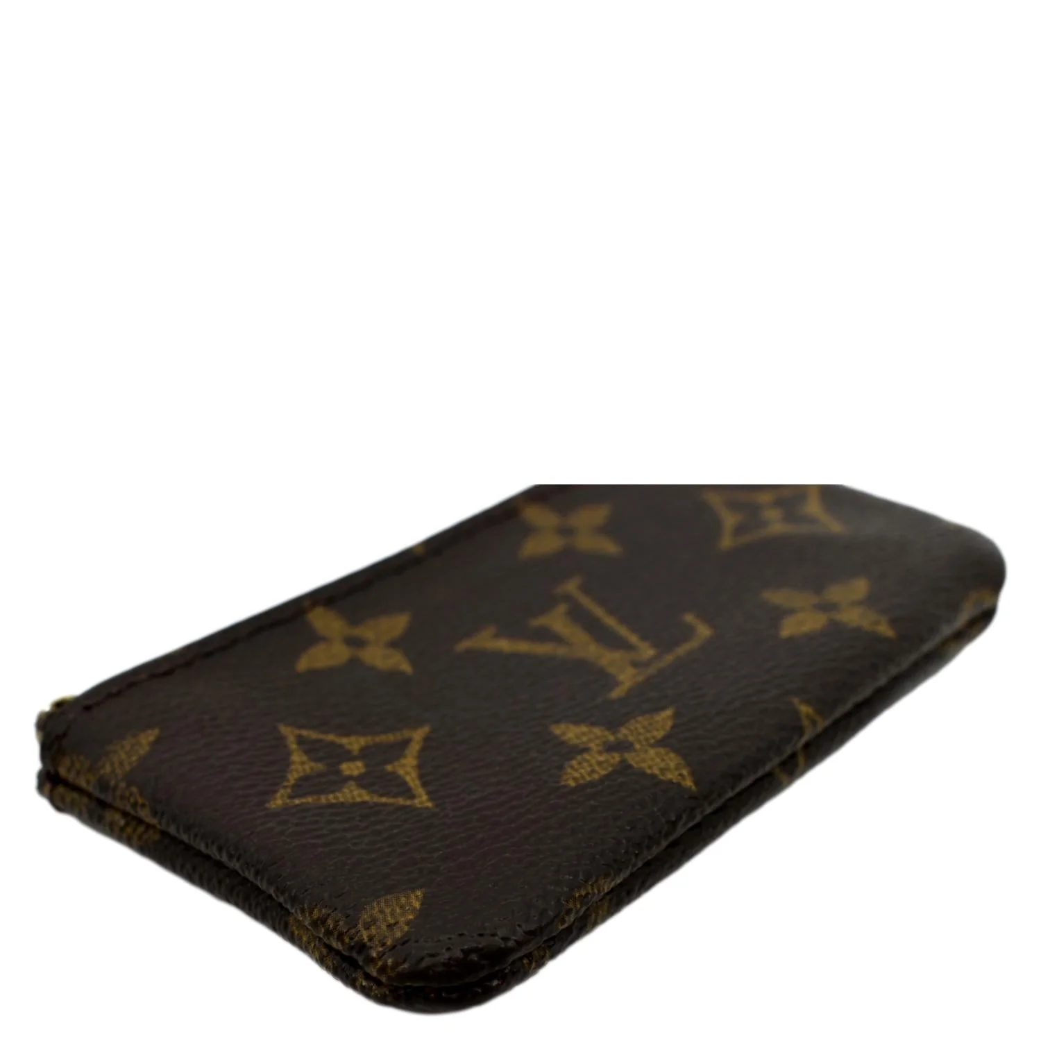 LOUIS VUITTON Key Coin Pouch Monogram Canvas Brown - Image 6
