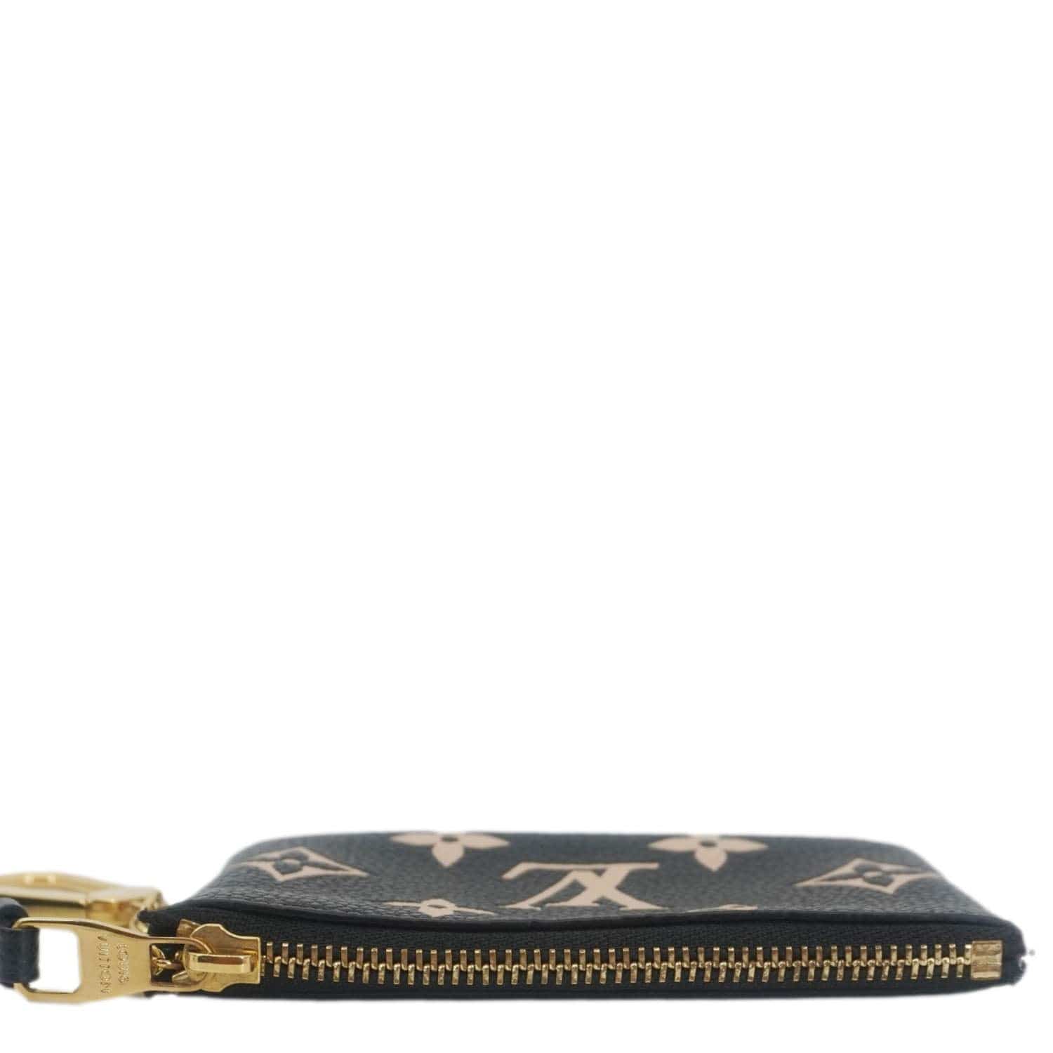 LOUIS VUITTON Monogram Empreinte Leather Key Pouch Black - Image 4