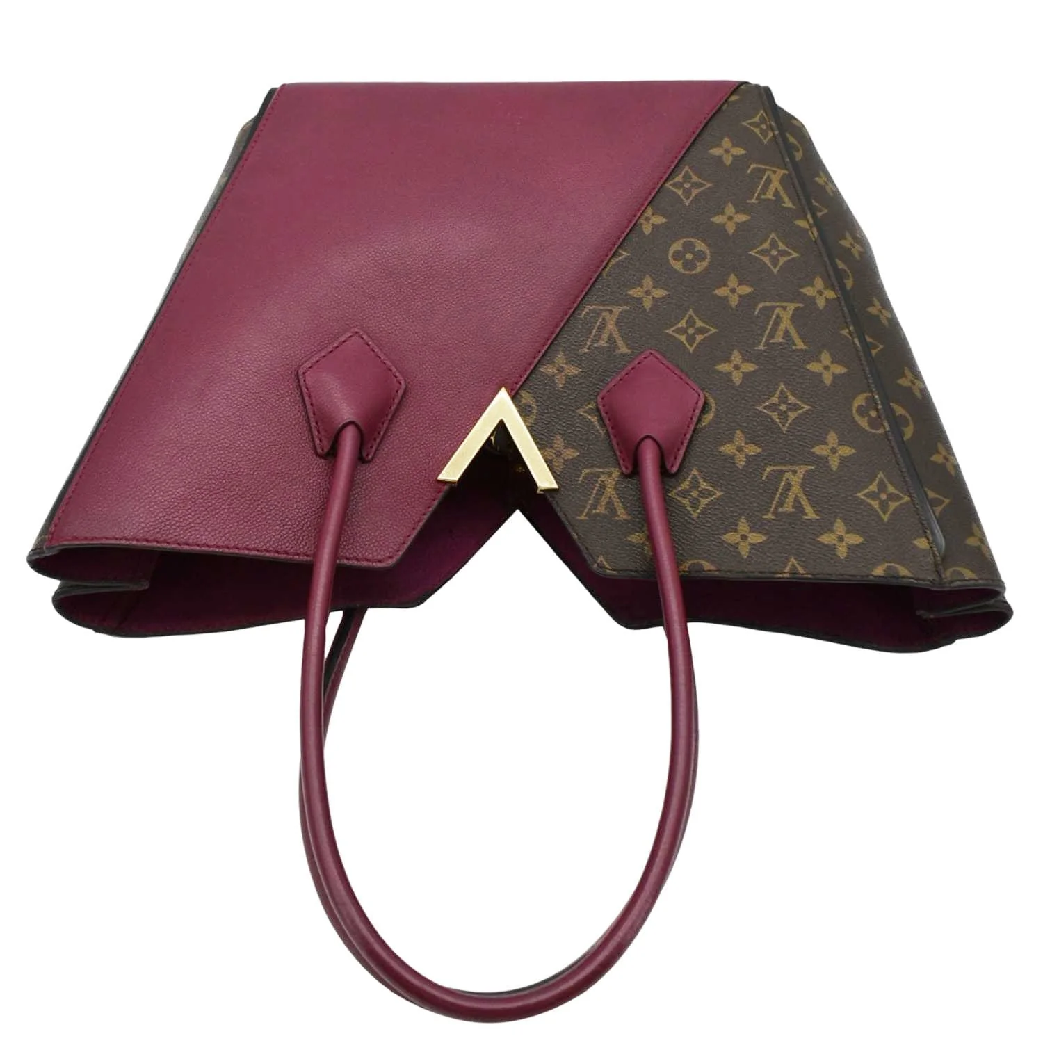 LOUIS VUITTON Kimono MM Monogram Canvas Shoulder Bag Maroon - Image 4
