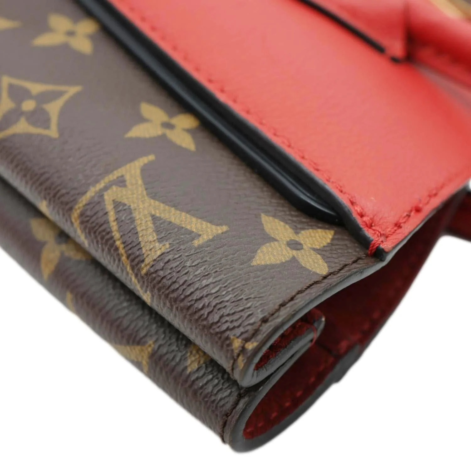 LOUIS VUITTON Kimono Monogram Canvas Tote Bag Red - Image 5