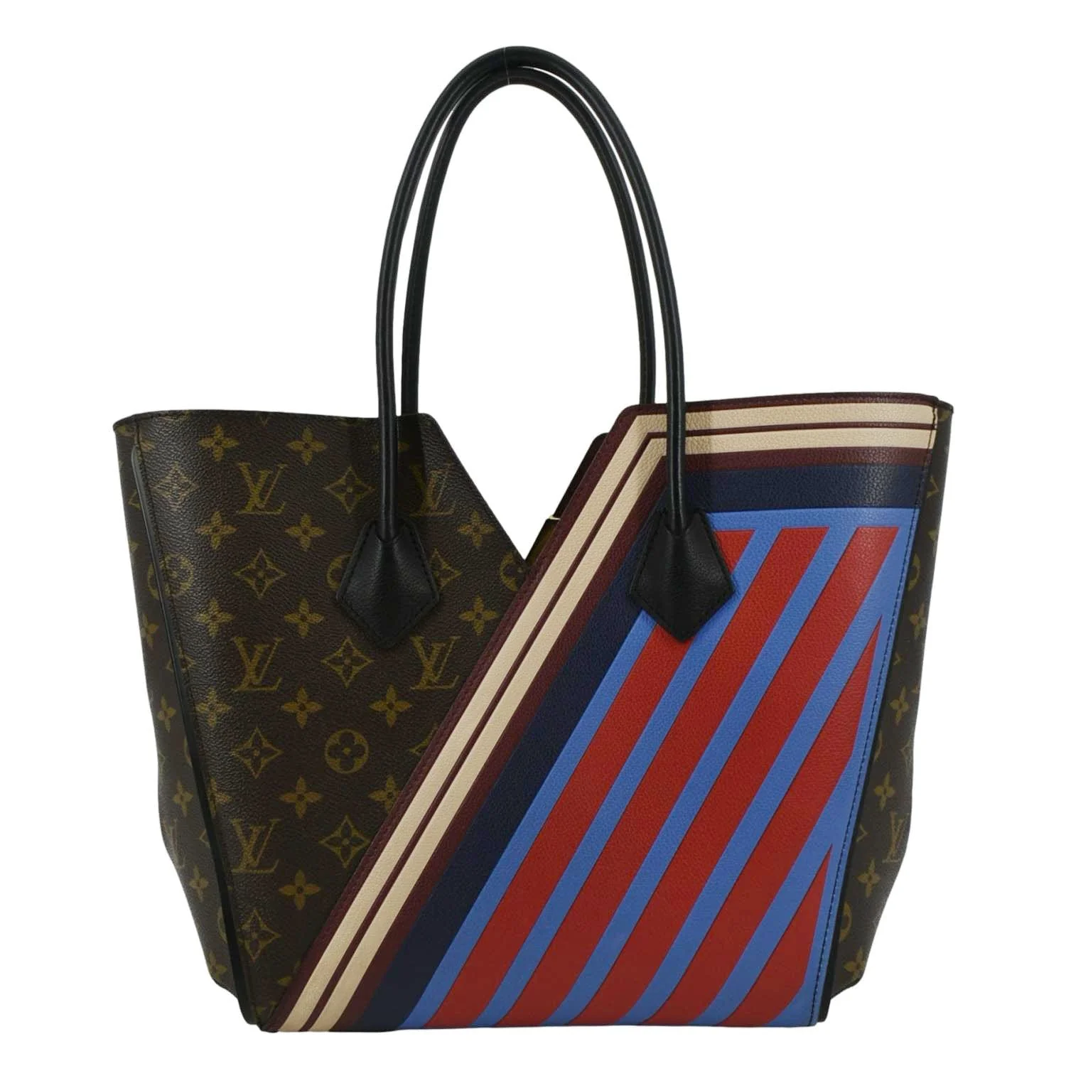 LOUIS VUITTON Limited Edition Kimono Monogram Canvas Tote Bag Black - Image 3