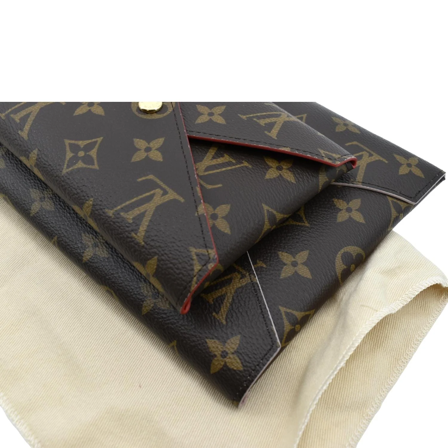 LOUIS VUITTON Kirigami Pochette Monogram Canvas Clutch Brown - Image 7