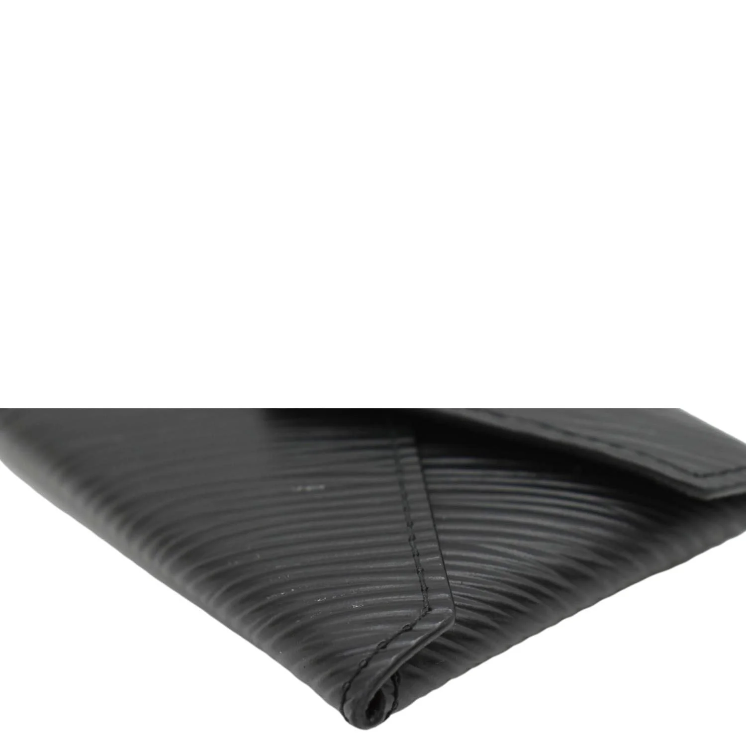 LOUIS VUITTON Kirigami Necklace Epi Leather Clutch Black - Image 9