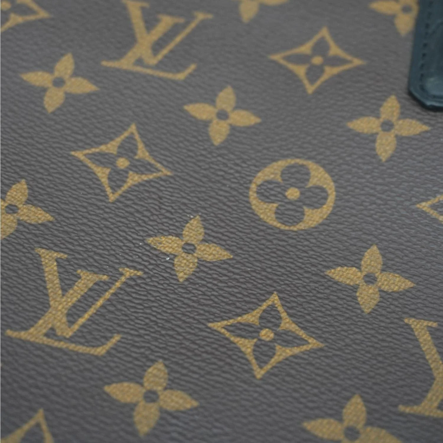LOUIS VUITTON Kitan Monogram Macassar Canvas Top Handle Bag Brown - Image 12