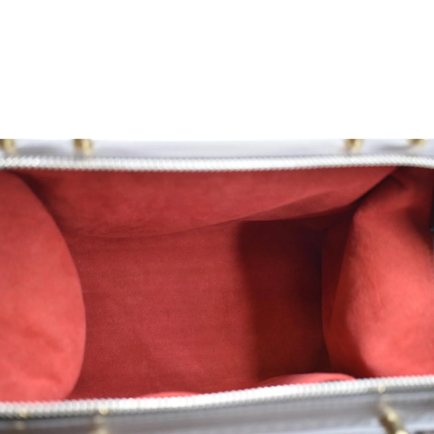 LOUIS VUITTON Knightsbridge Damier Ebene Satchel Bag Brown - Image 10