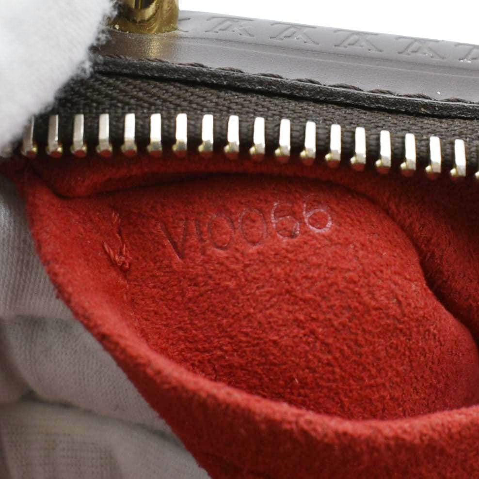 LOUIS VUITTON Knightsbridge Damier Ebene Satchel Bag Brown - Image 11