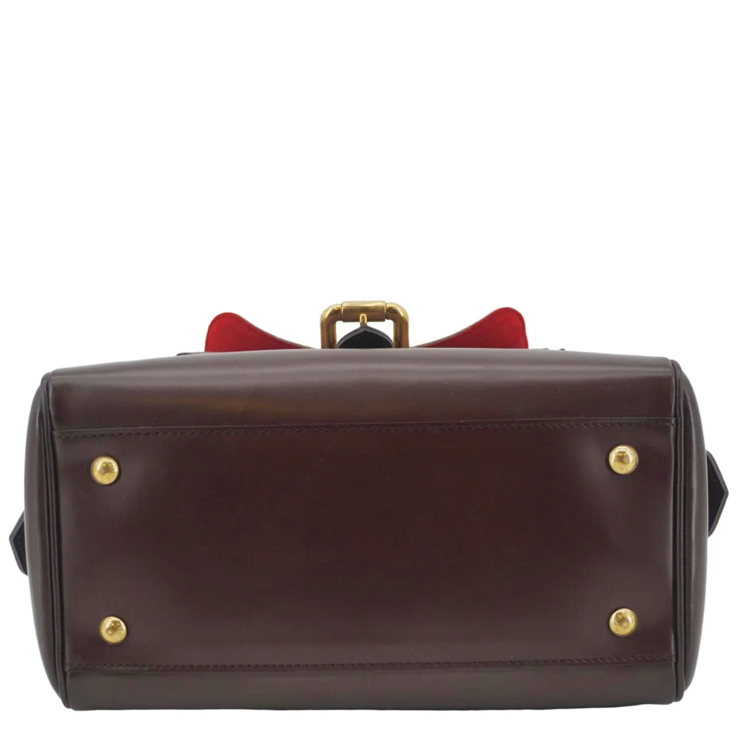 LOUIS VUITTON Knightsbridge Damier Ebene Satchel Bag Brown - Image 10