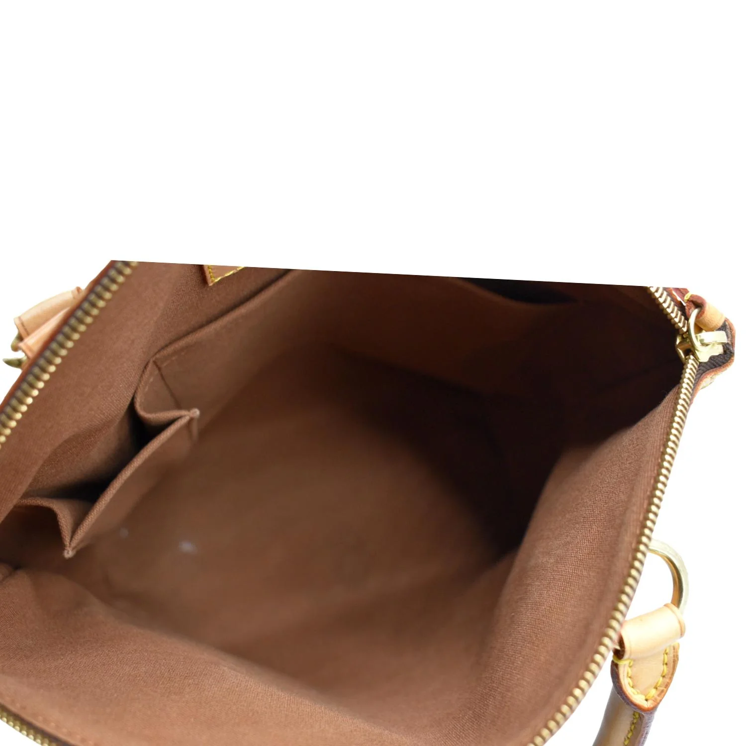 LOUIS VUITTON Lockit Vertical PM Monogram Canvas Tote Bag Brown - Image 12