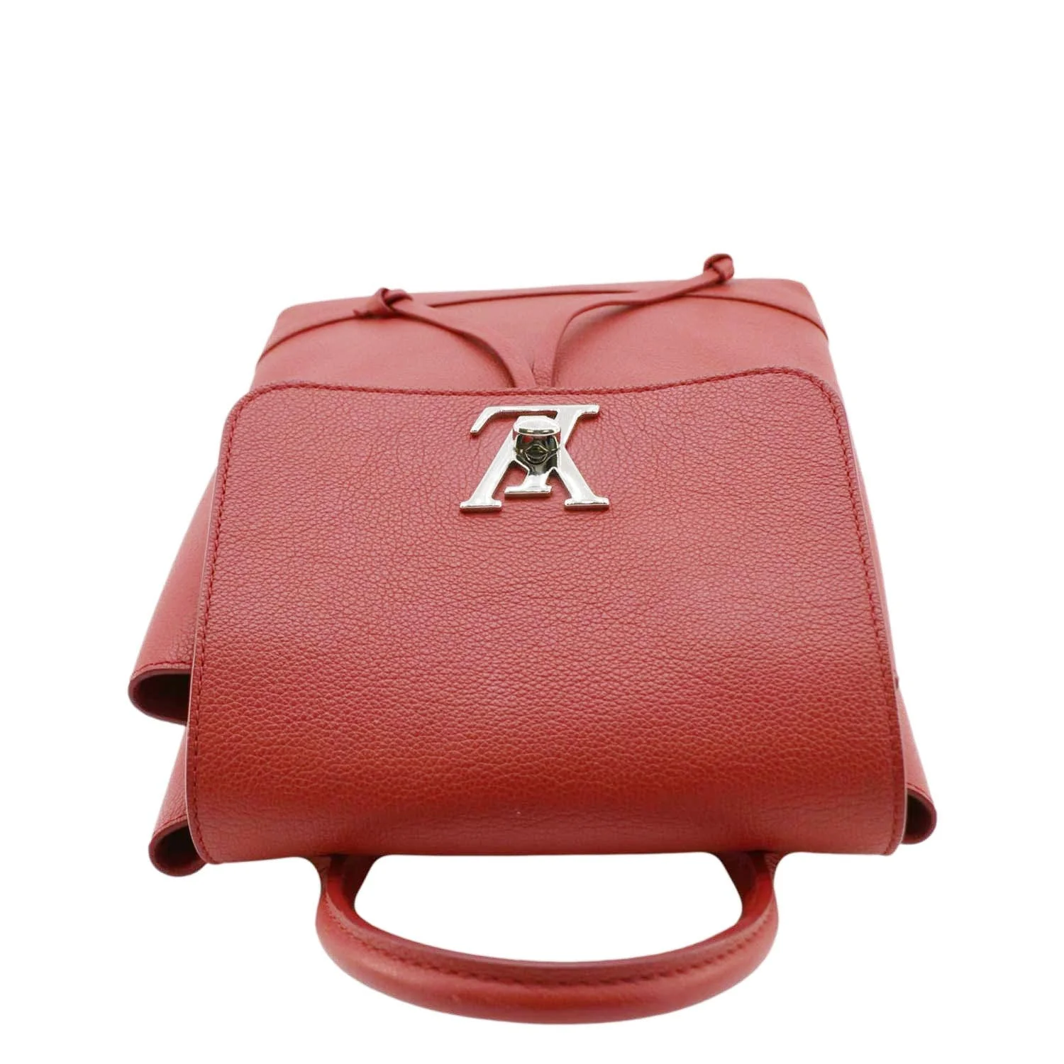 LOUIS VUITTON Lockme Leather Backpack Bag Poppy - Image 5