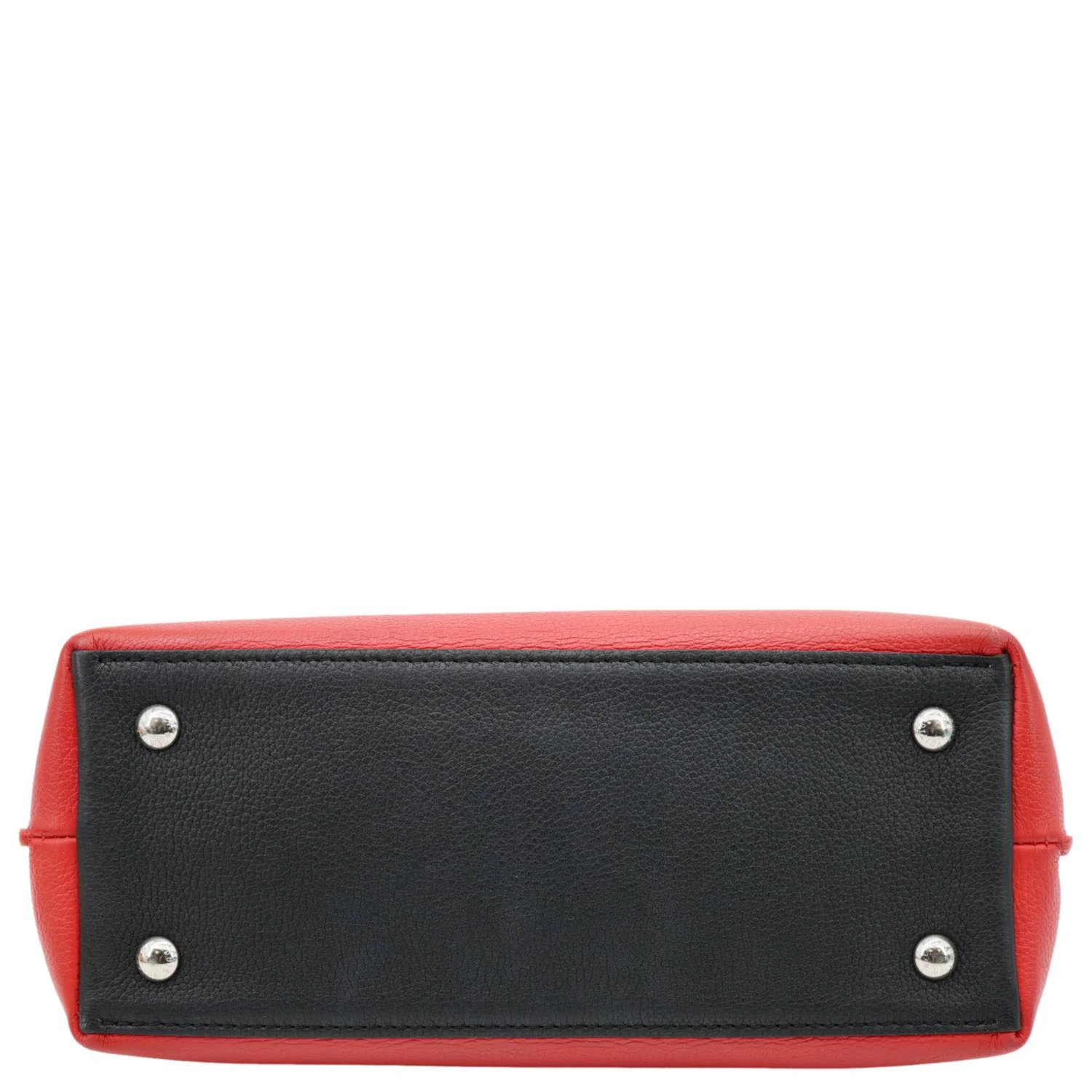 LOUIS VUITTON Lockme Ever Leather Crossbody Bag Red - Image 9