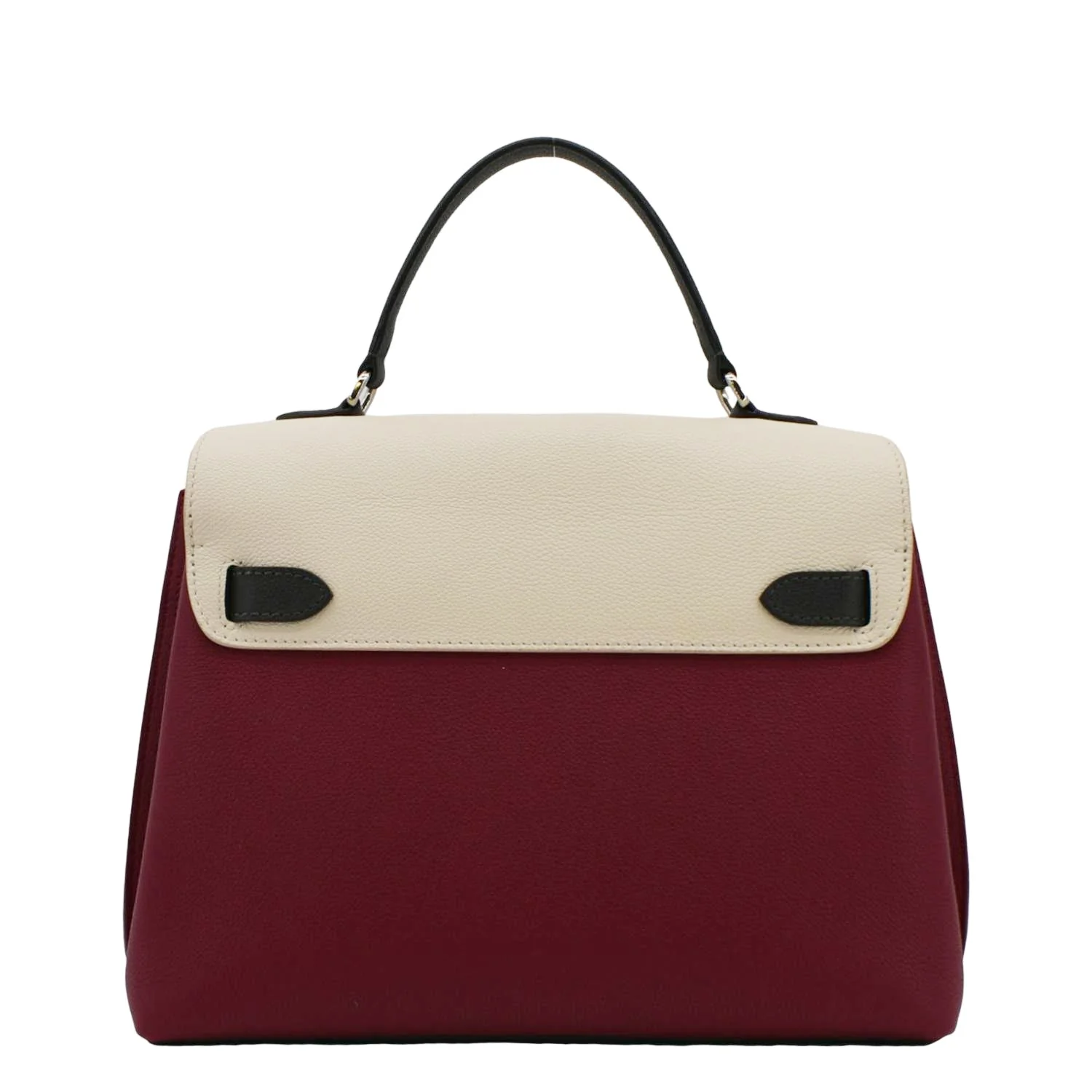 LOUIS VUITTON Lockme Ever MM Leather Crossbody Bag Maroon - Image 5