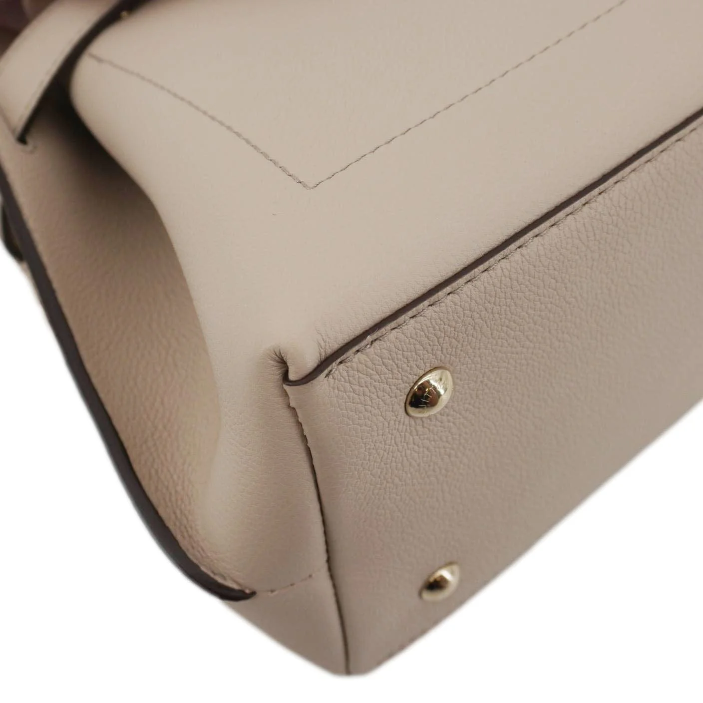 LOUIS VUITTON Lockme Ever MM Leather Shoulder Bag Greige - Image 9