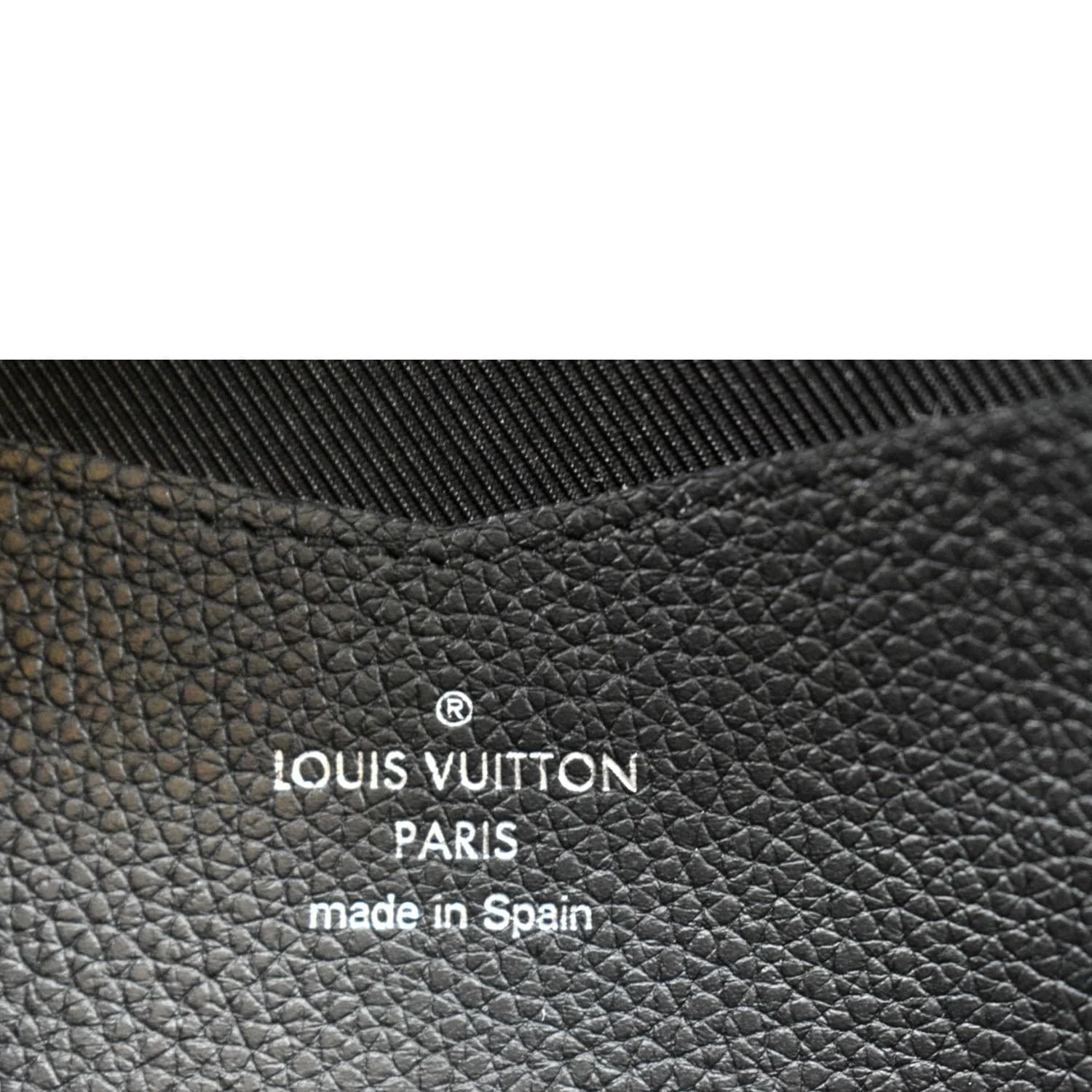 LOUIS VUITTON Lockme II Calfskin Leather Wallet Black - Image 11