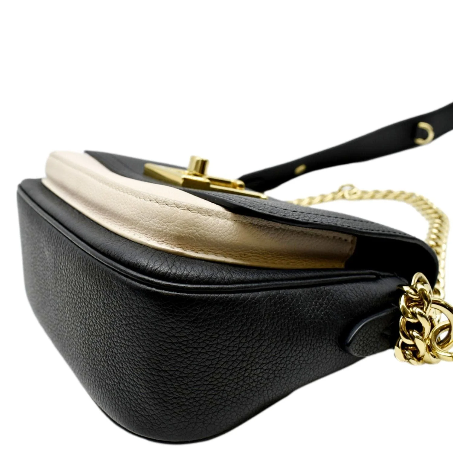 LOUIS VUITTON Lockme Tender Grained Calfskin Leather Shoulder Bag Black - Image 7