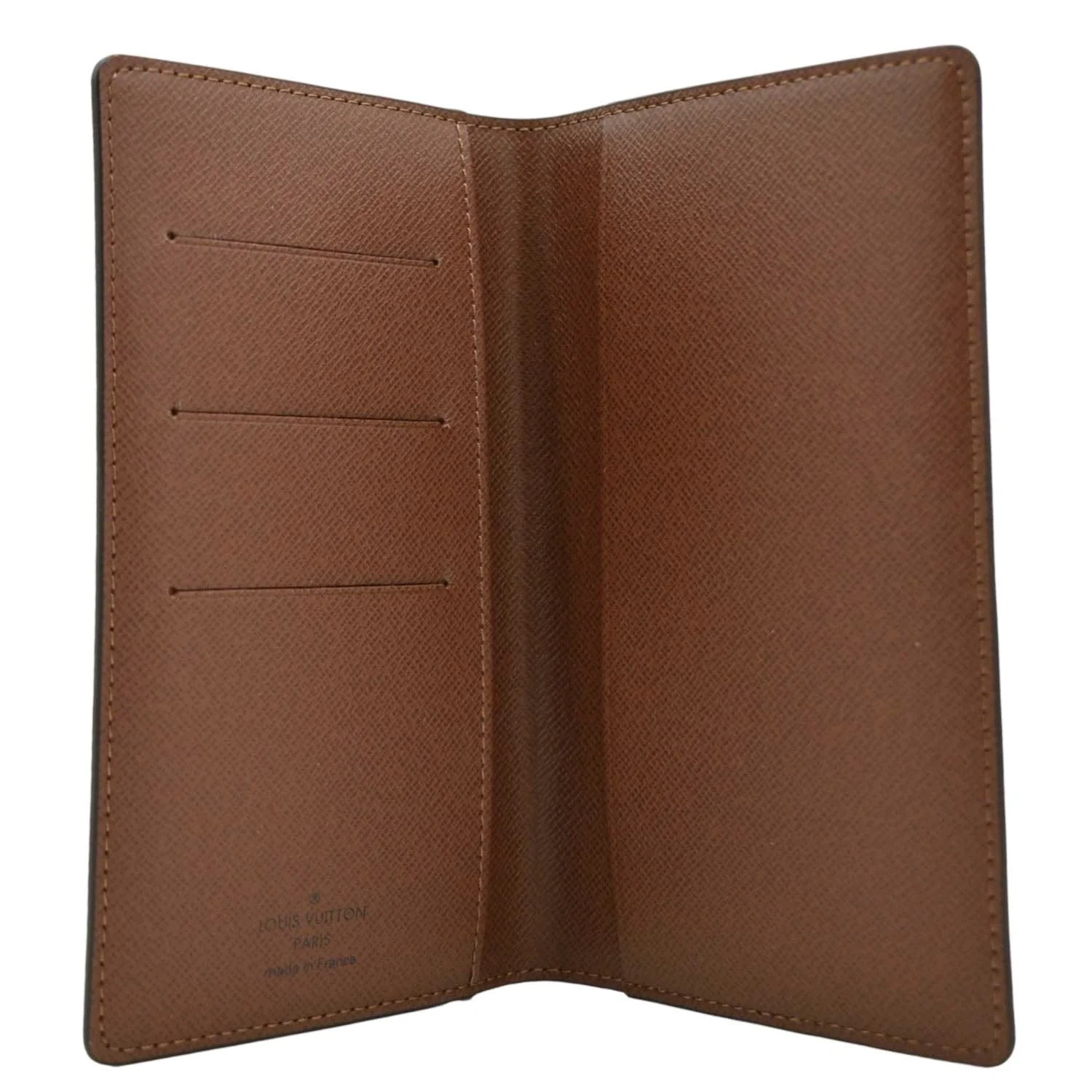 LOUIS VUITTON Pocket Agenda Cover Monogram Canvas Bifold Wallet Brown - Image 12