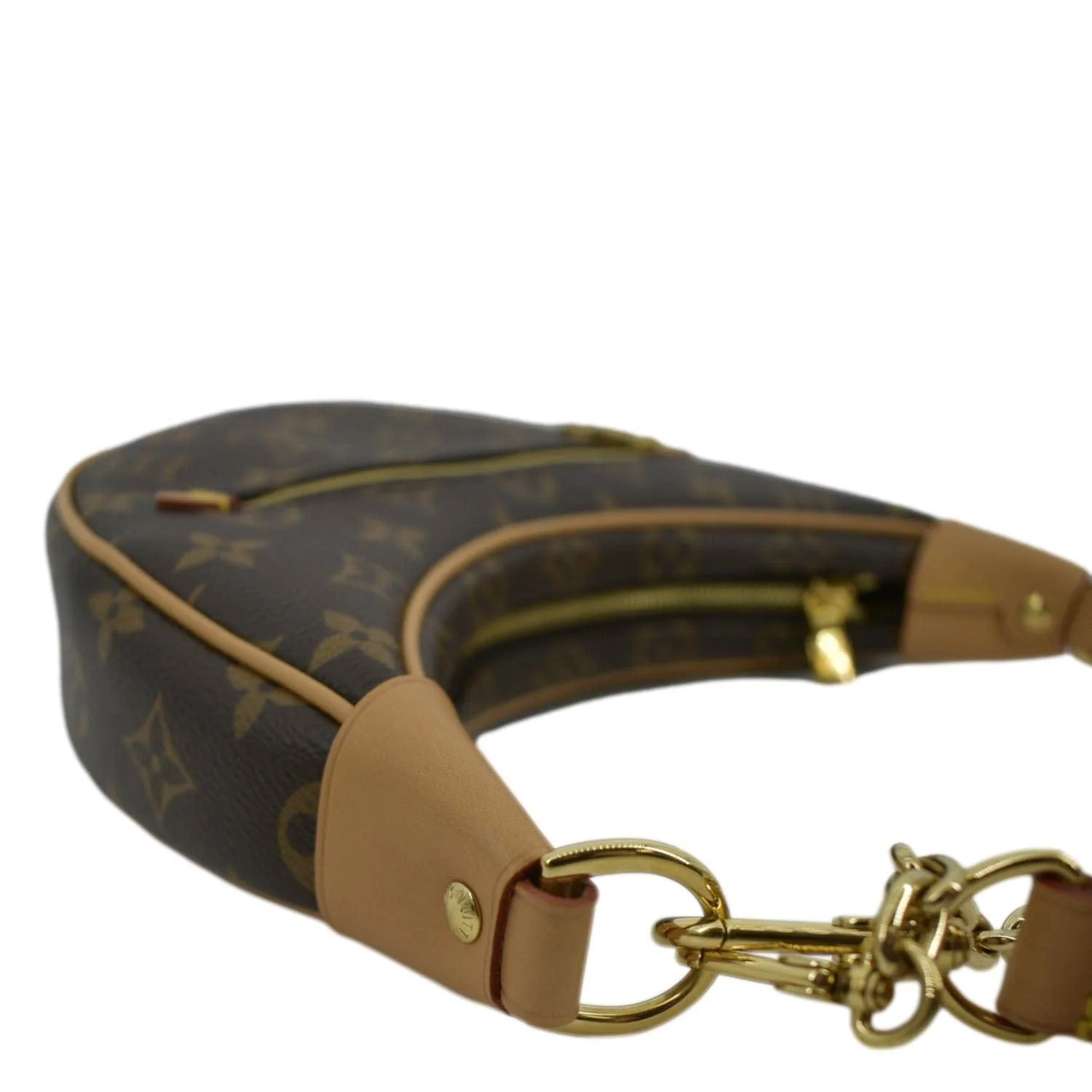 LOUIS VUITTON Loop Monogram Canvas Baguette Bag Brown - Image 6