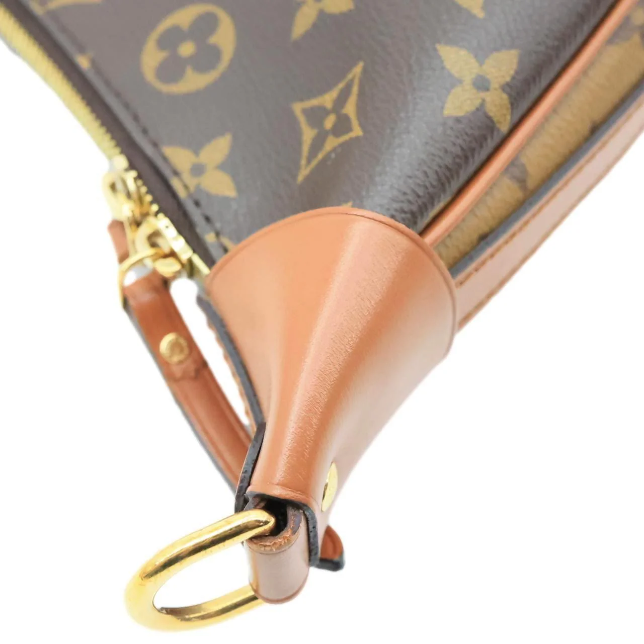 LOUIS VUITTON Loop Monogram Reverse Canvas Hobo Bag Brown - Image 7