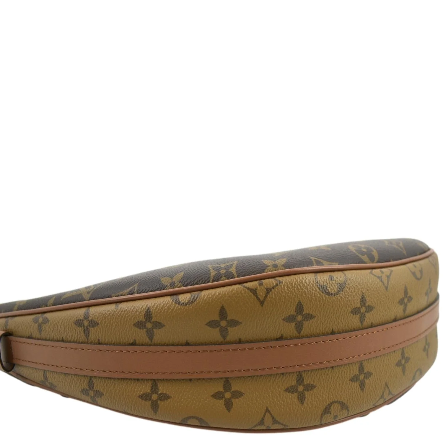 LOUIS VUITTON Loop Monogram Reverse Canvas Shoulder Bag Brown - Image 9