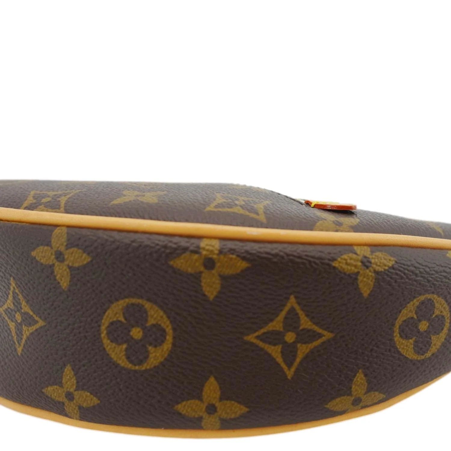 LOUIS VUITTON Loop Half Moon Monogram Canvas Shoulder Bag Brown - Image 7