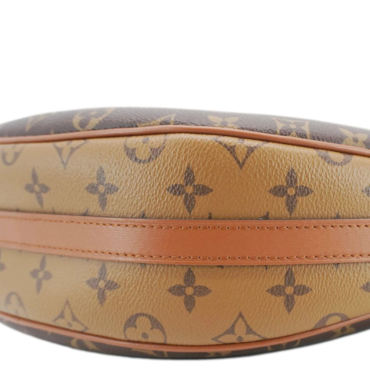 LOUIS VUITTON Loop Reverse Monogram Canvas Shoulder Bag Brown - Image 9