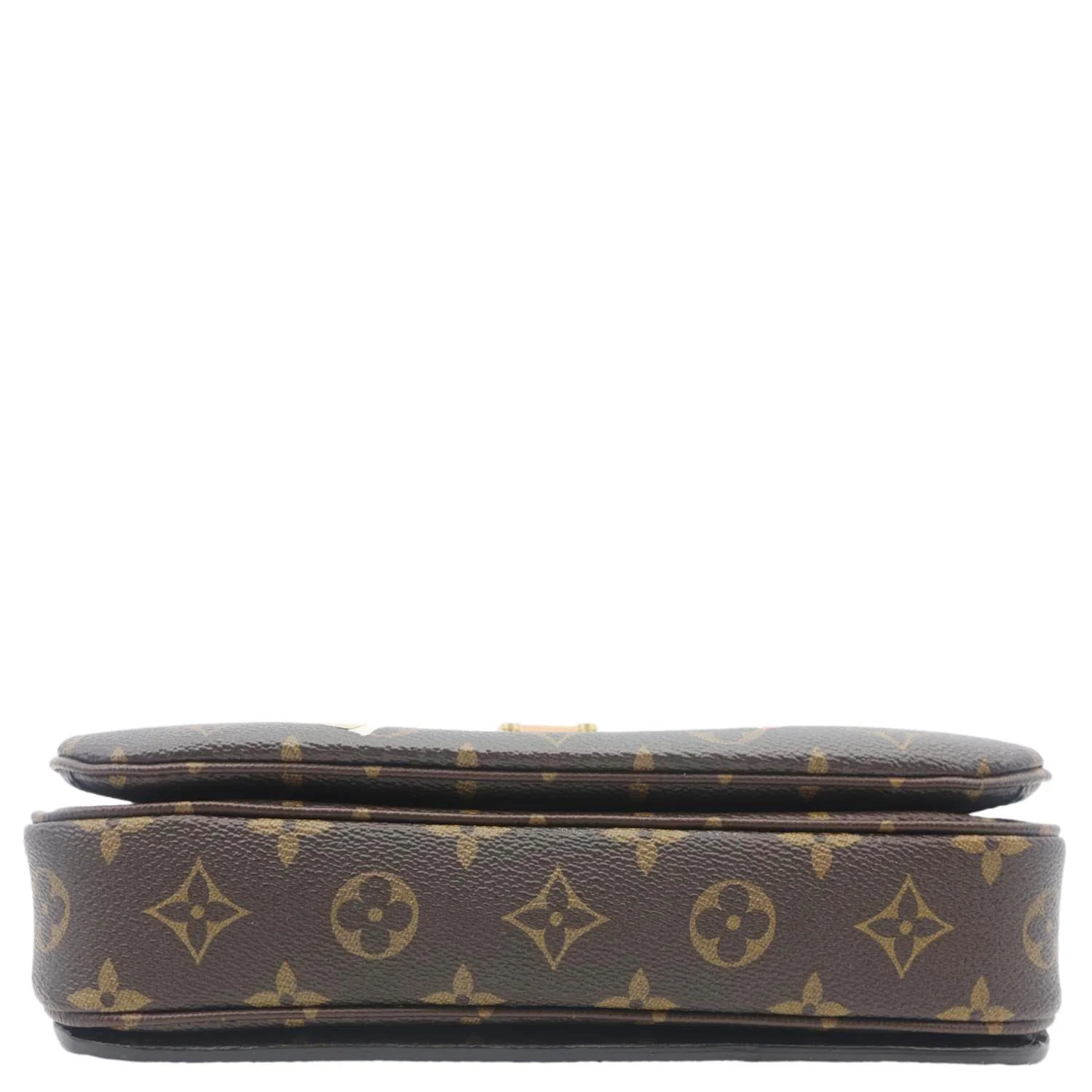 LOUIS VUITTON Lovelock Metis Pochette Patches Monogram Canvas Crossbody Bag Brown - Image 11
