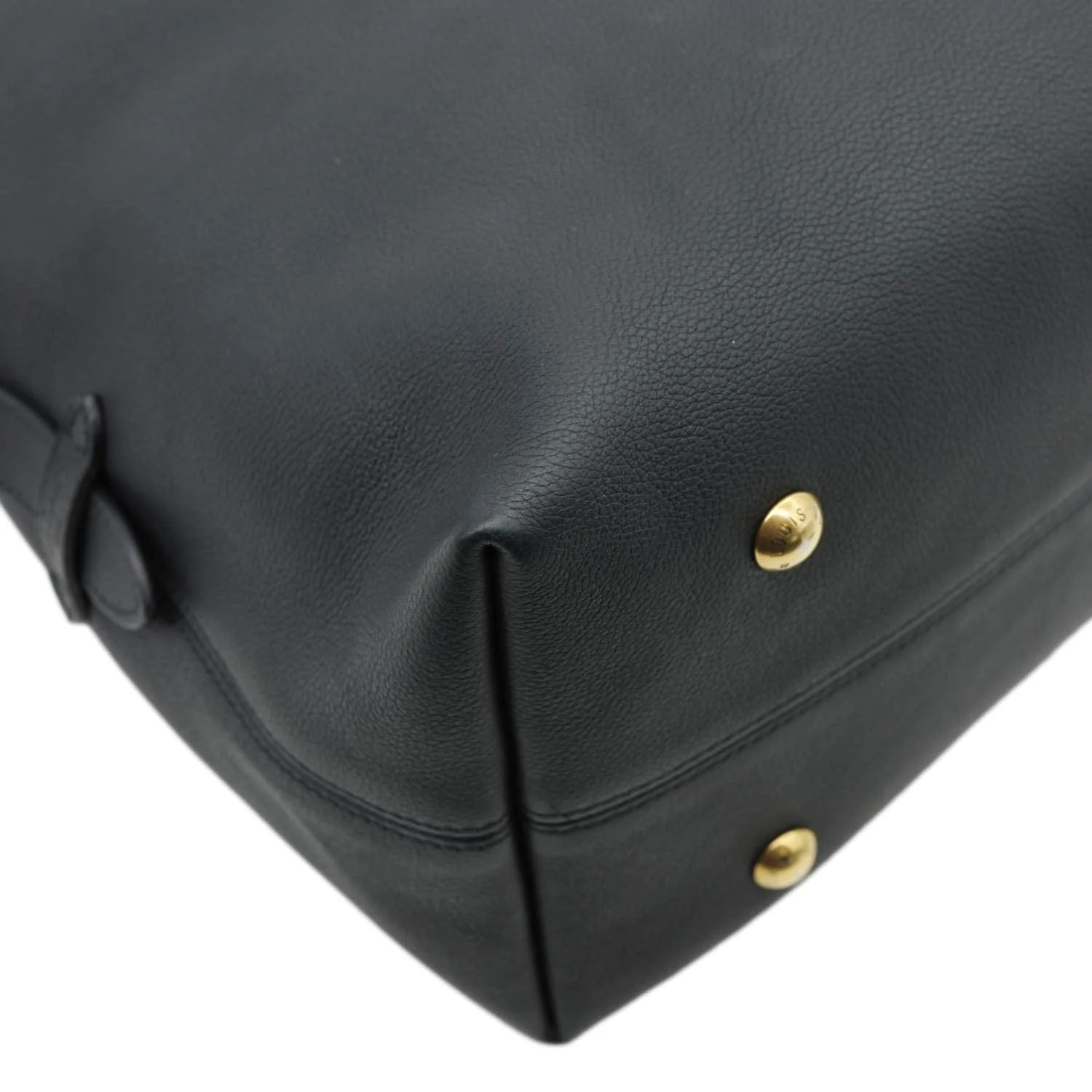 LOUIS VUITTON Low Key MM Grained Calfskin Leather Hobo Bag Black - Image 10