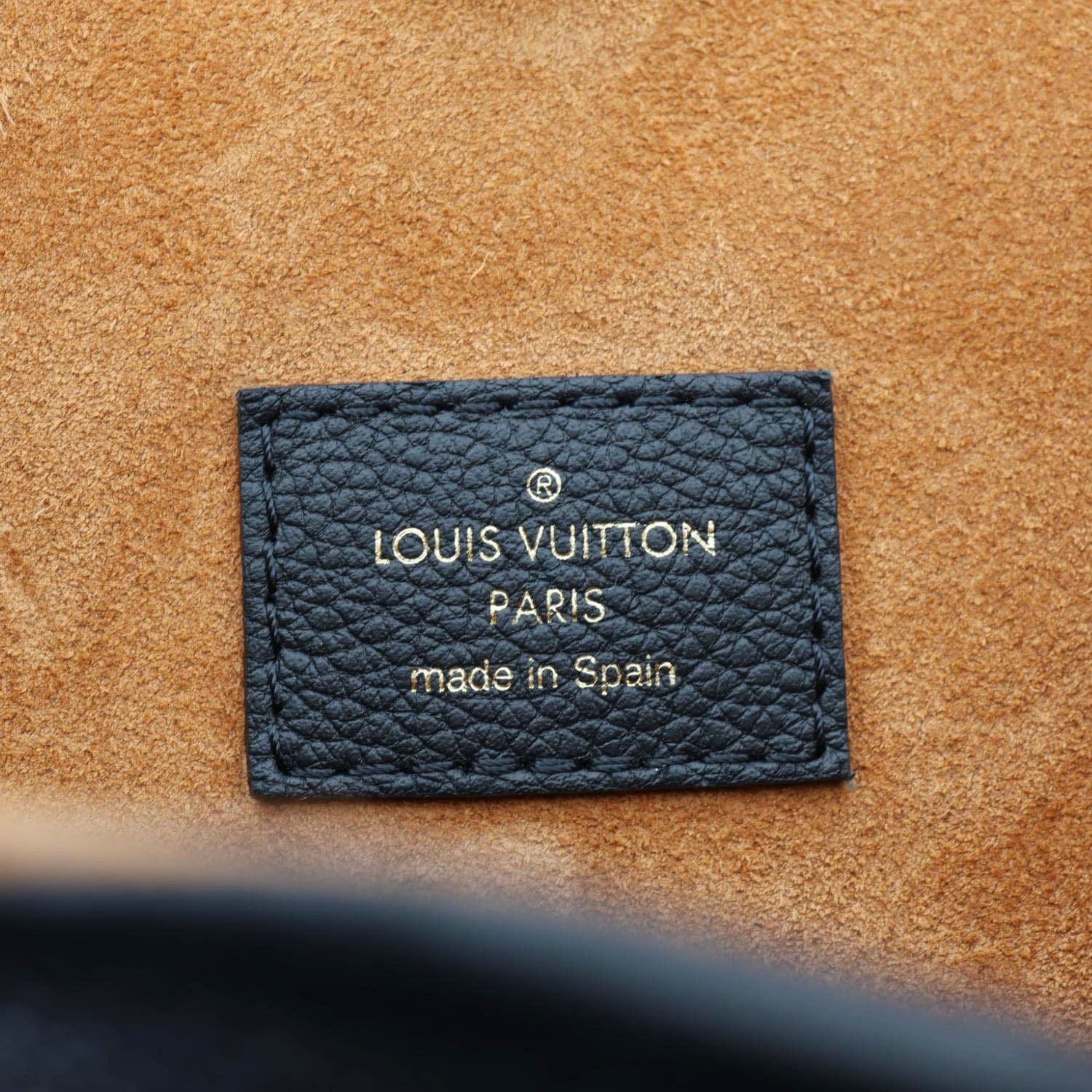 LOUIS VUITTON Low Key MM Grained Calfskin Leather Hobo Bag Black - Image 14