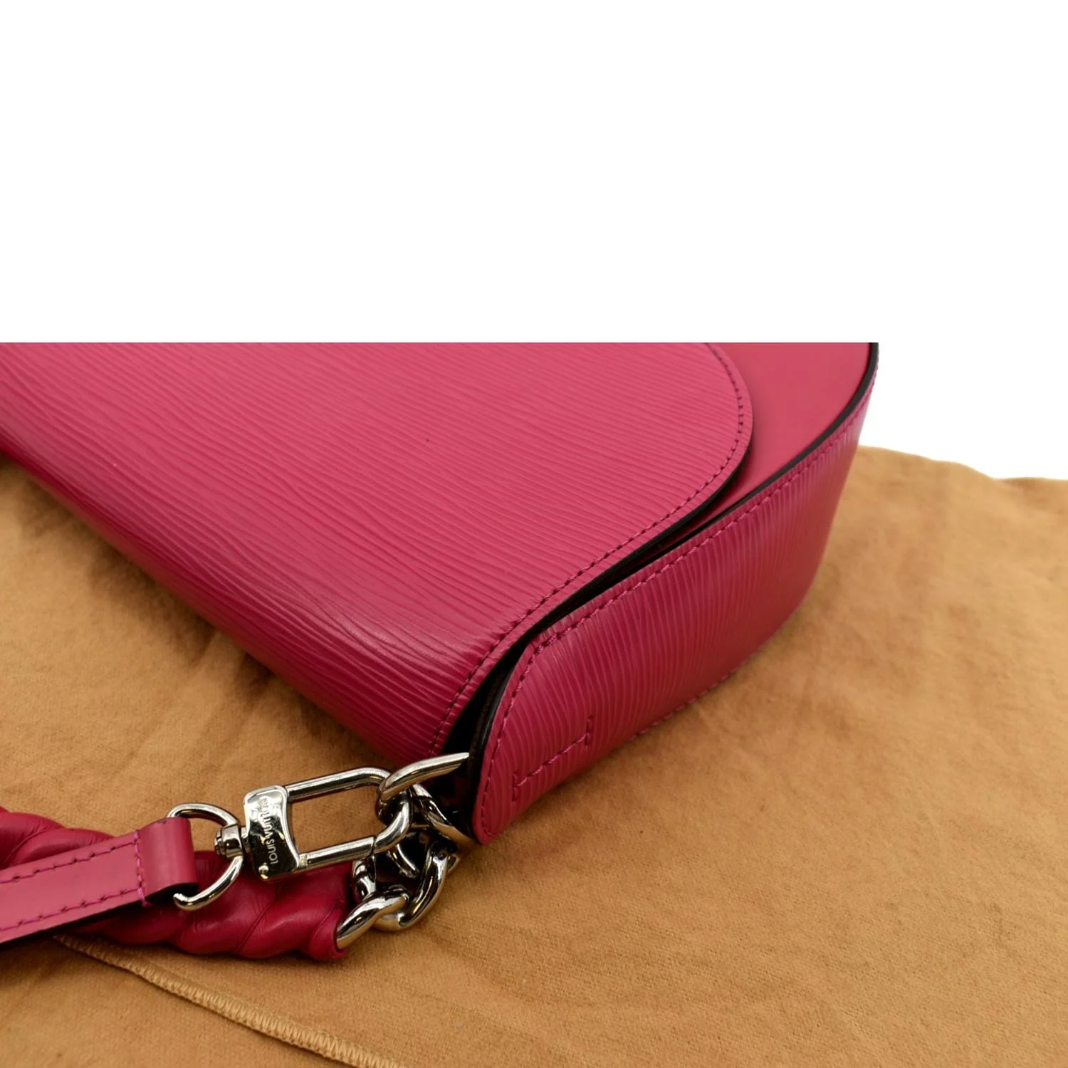 LOUIS VUITTON Luna Epi Leather Crossbody Bag Hot Pink - Image 6