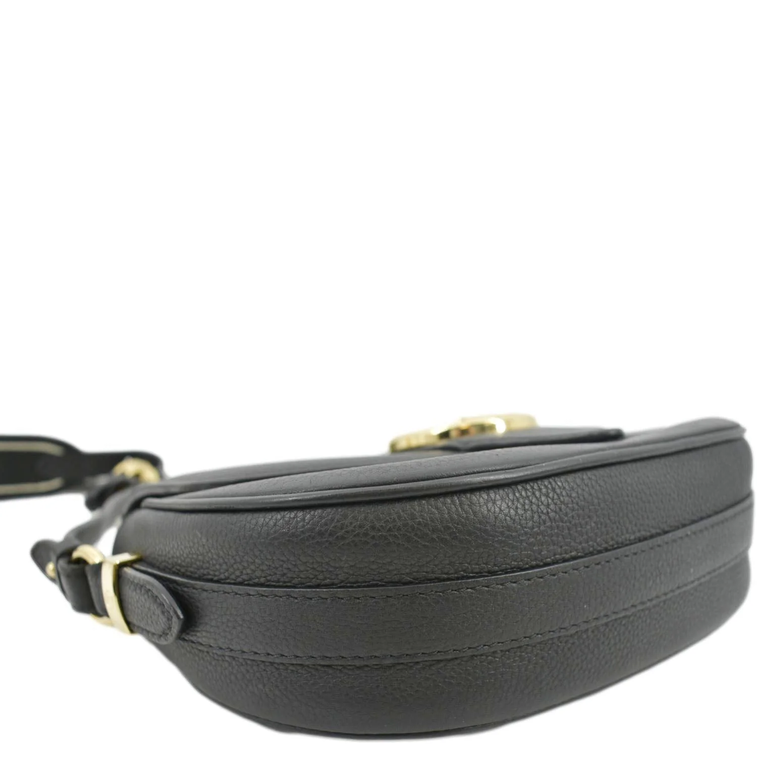 LOUIS VUITTON LV Pont 9 Soft MM Calfskin Leather Shoulder Bag Noir - Image 7
