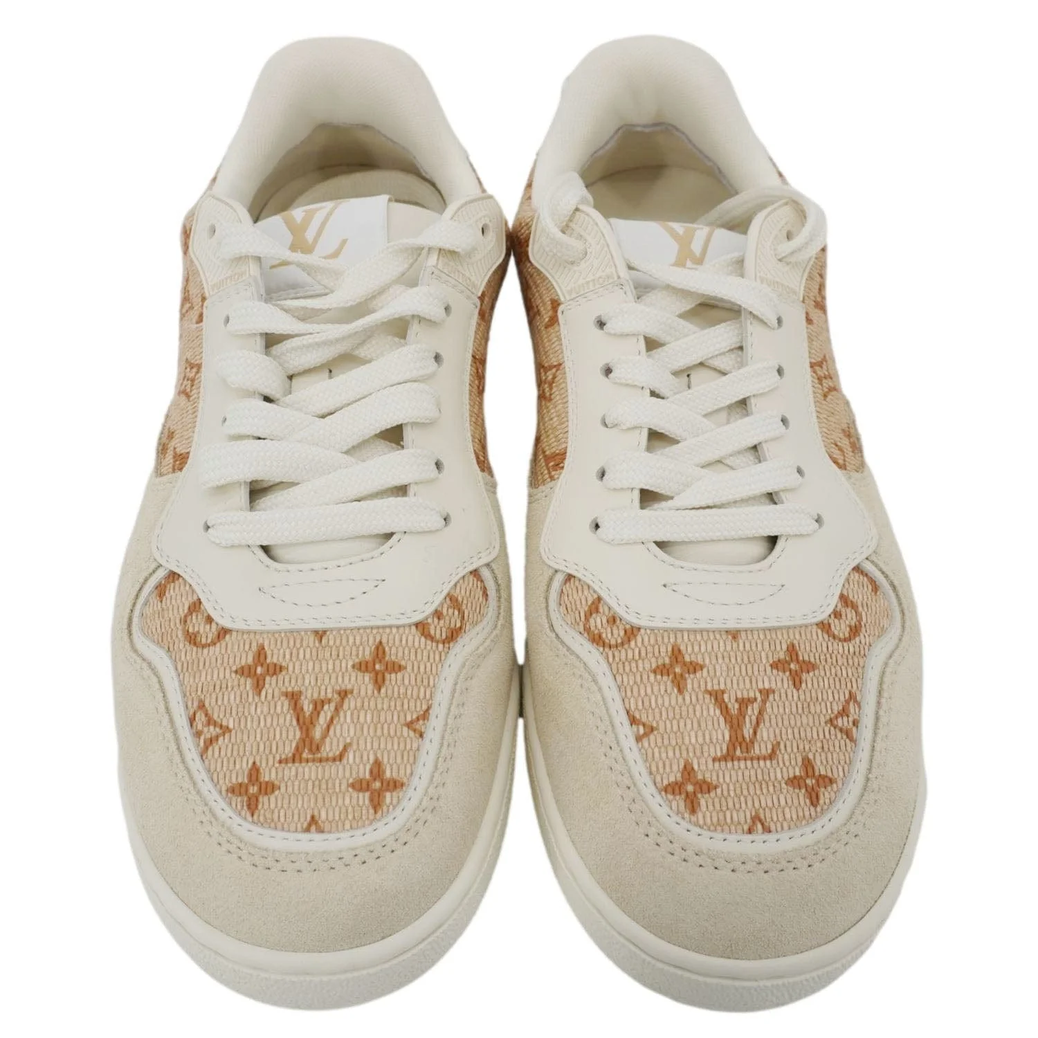LOUIS VUITTON LV Stadium Monogram raffia Sneaker Natural - Image 3