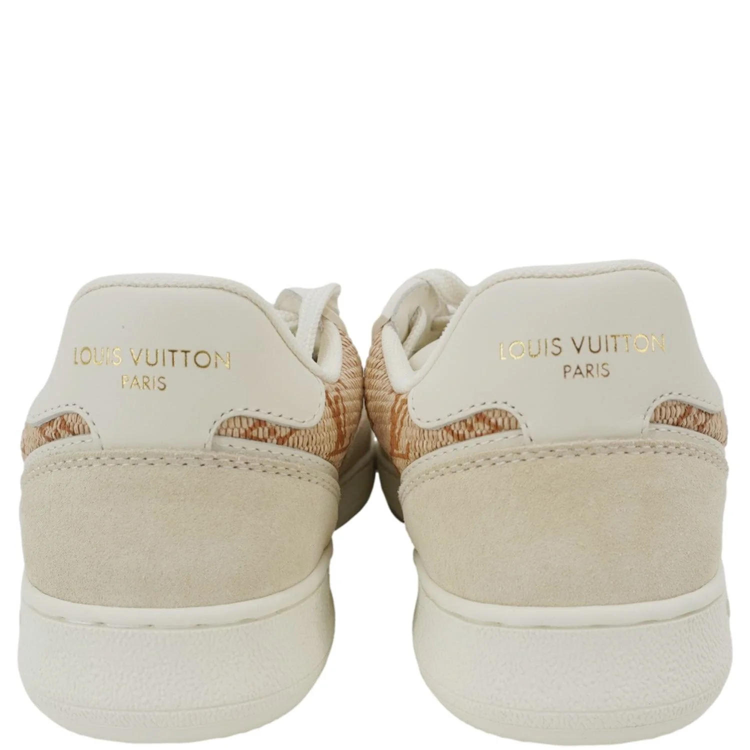LOUIS VUITTON LV Stadium Monogram raffia Sneaker Natural - Image 4