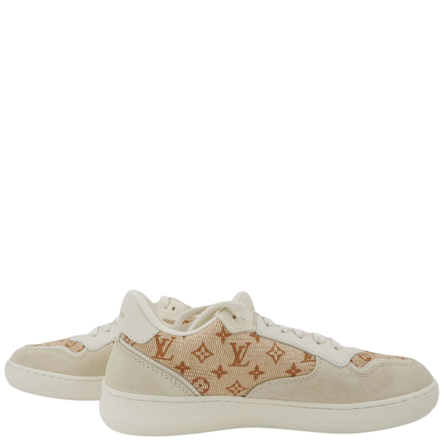 LOUIS VUITTON LV Stadium Monogram raffia Sneaker Natural - Image 5