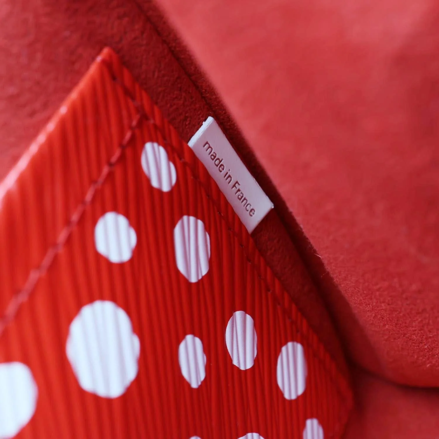 LOUIS VUITTON LV x YK Cluny Mini Monogram Kusama Epi Leather Shoulder Bag Red - Image 15
