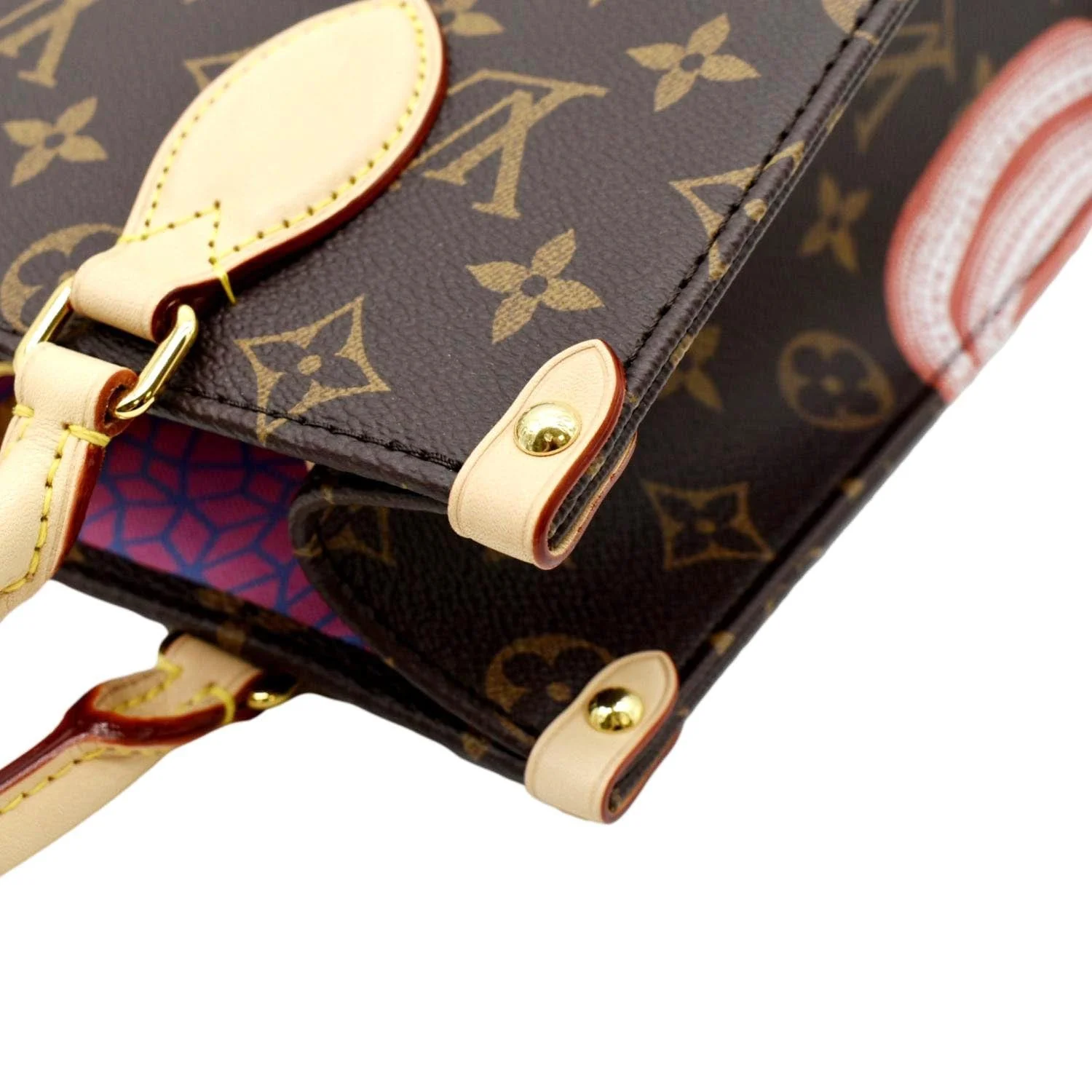 LOUIS VUITTON LV x YK OnTheGo PM Monogram Canvas Shoulder Bag Multicolor - Image 5