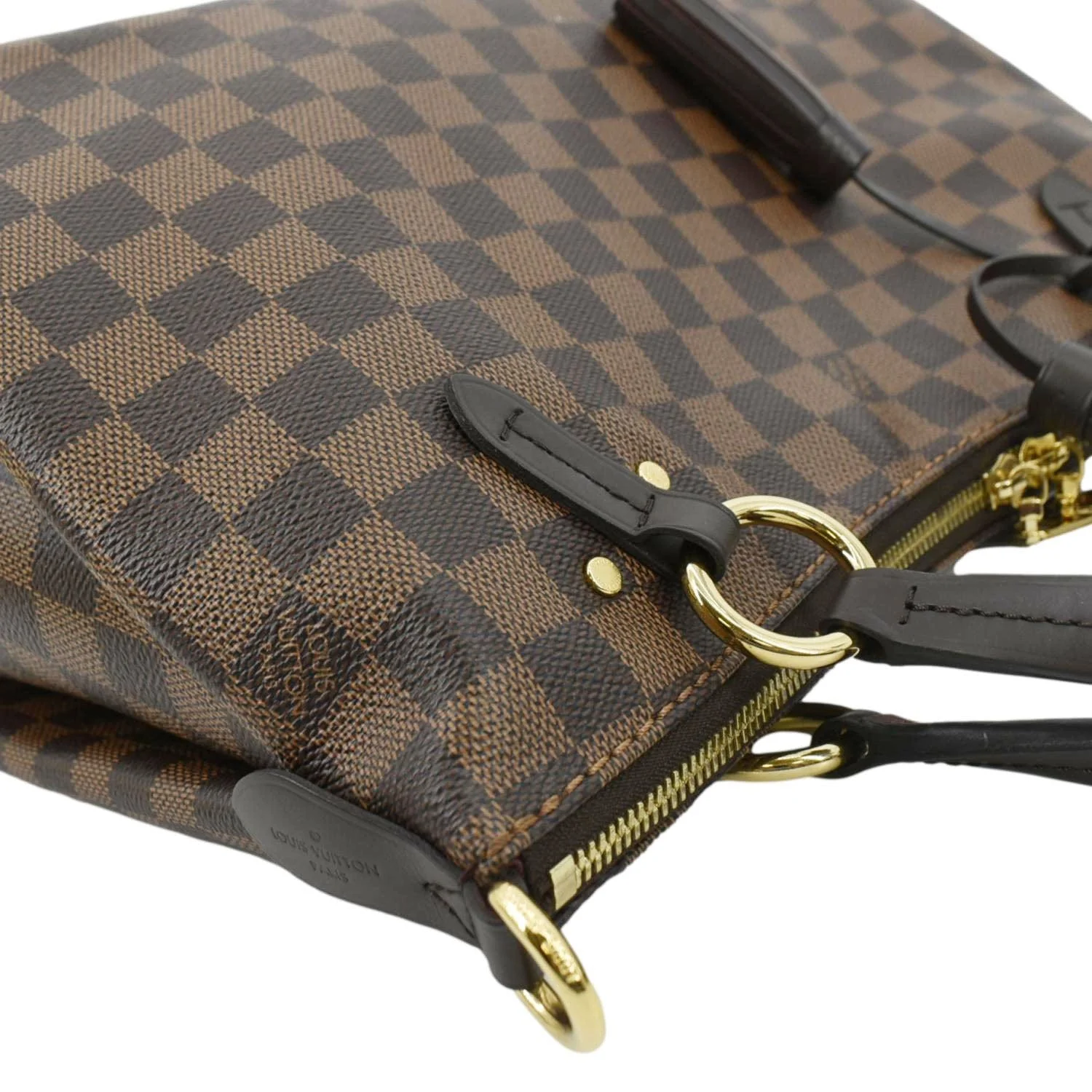 LOUIS VUITTON Lymington Damier Ebene Shoulder Bag Brown - Image 6