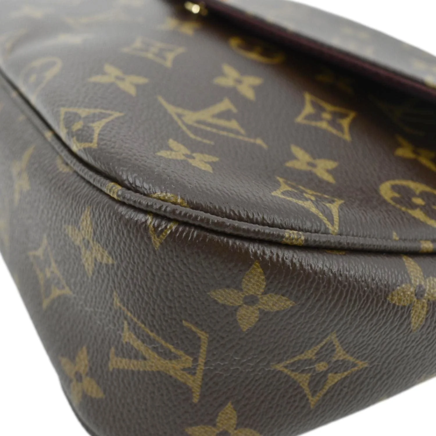 LOUIS VUITTON Mabillon Monogram Canvas Shoulder Crossbody Bag Brown - Image 8